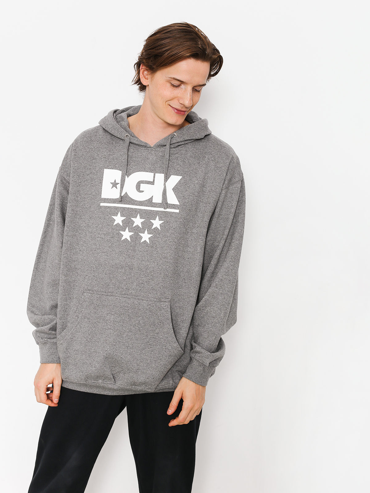 Mikina s kapucí DGK All Star HD (gunmetal)