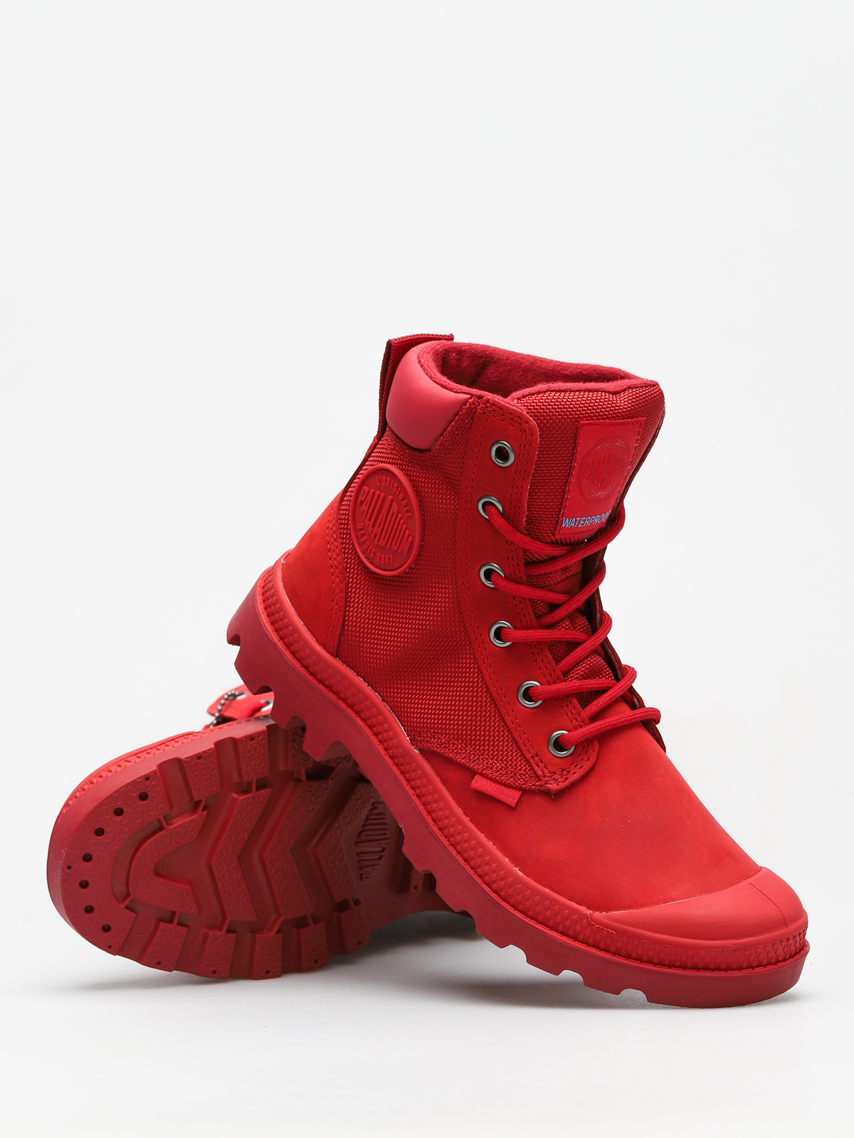 Boty Palladium Pampa Sport Cuf WPN (chevron/rio red)