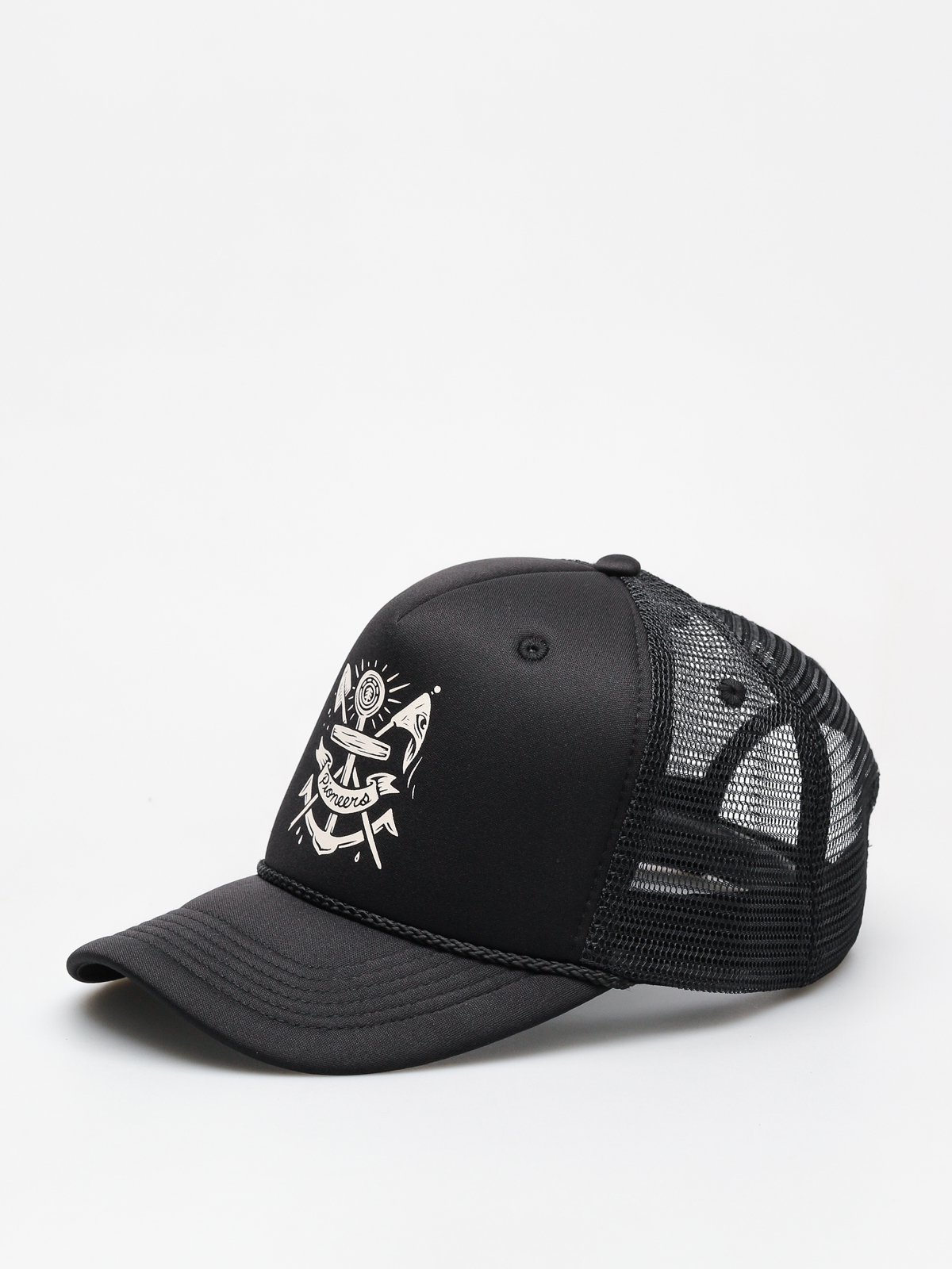 Kšiltovka Element Pioneers Meshback (flint black)