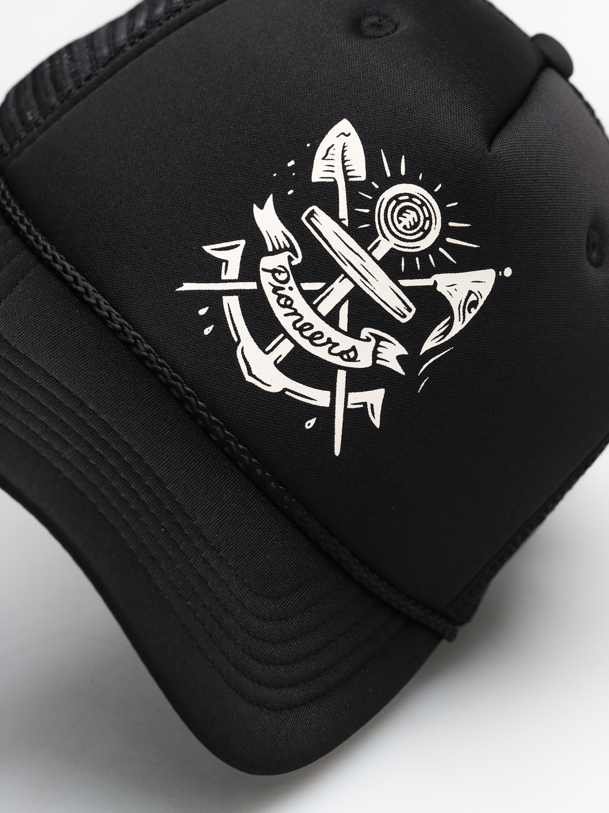 Kšiltovka Element Pioneers Meshback (flint black)