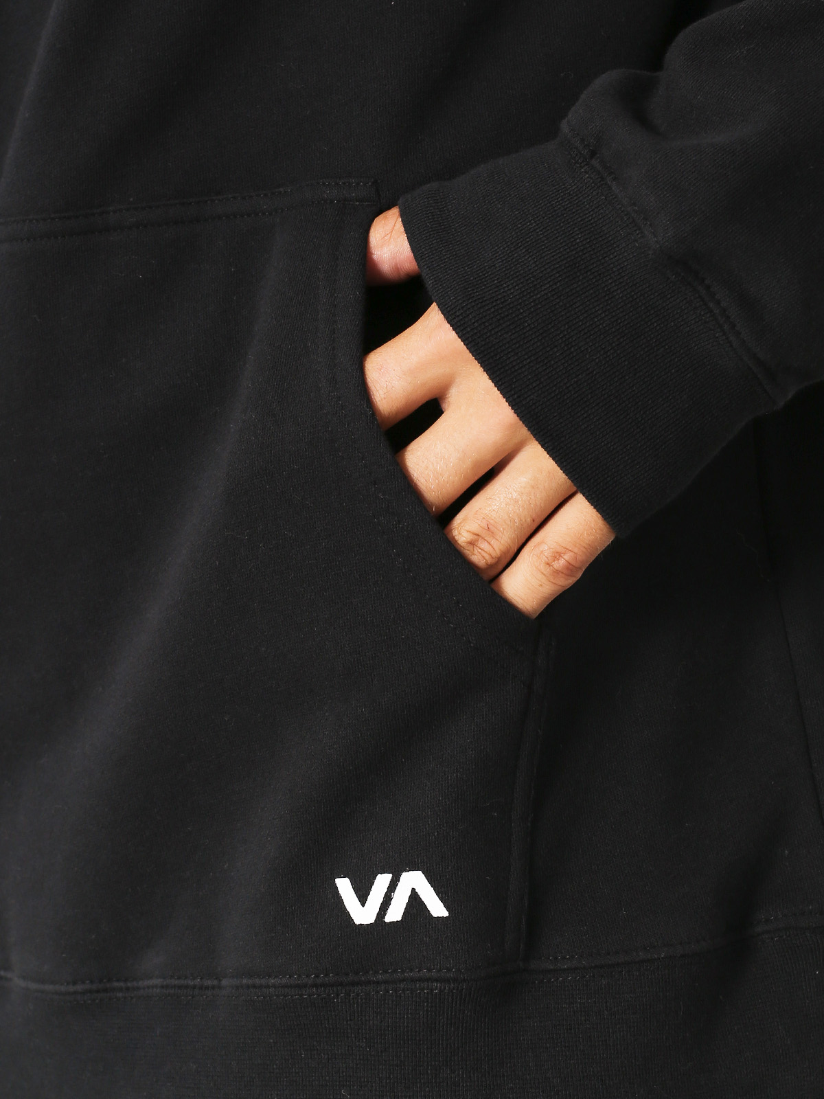 Mikina s kapucí RVCA Big Rvca HD (black)