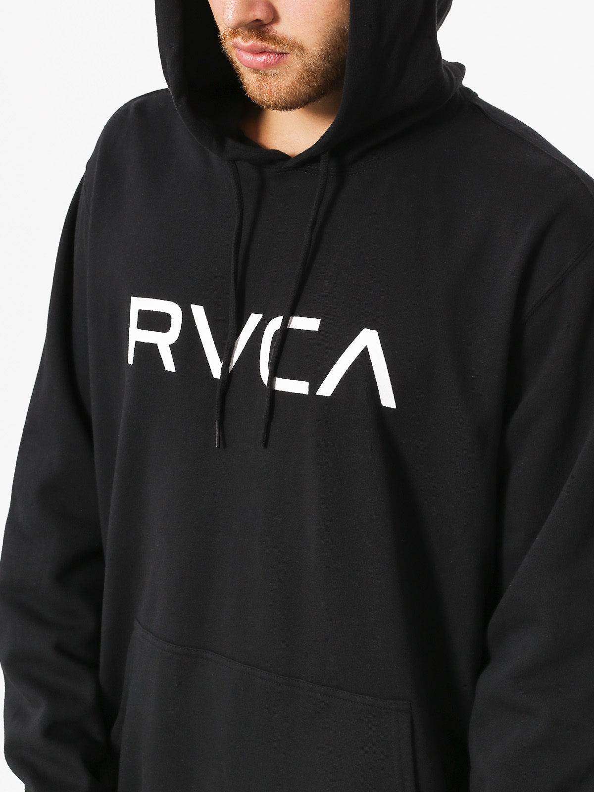 Mikina s kapucí RVCA Big Rvca HD (black)