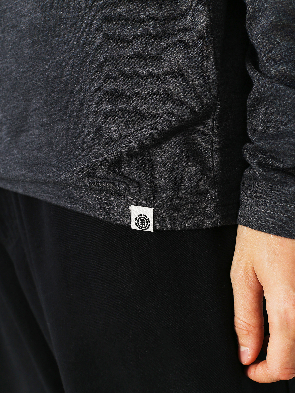 Triko Element Basic Crew (charcoal heather)