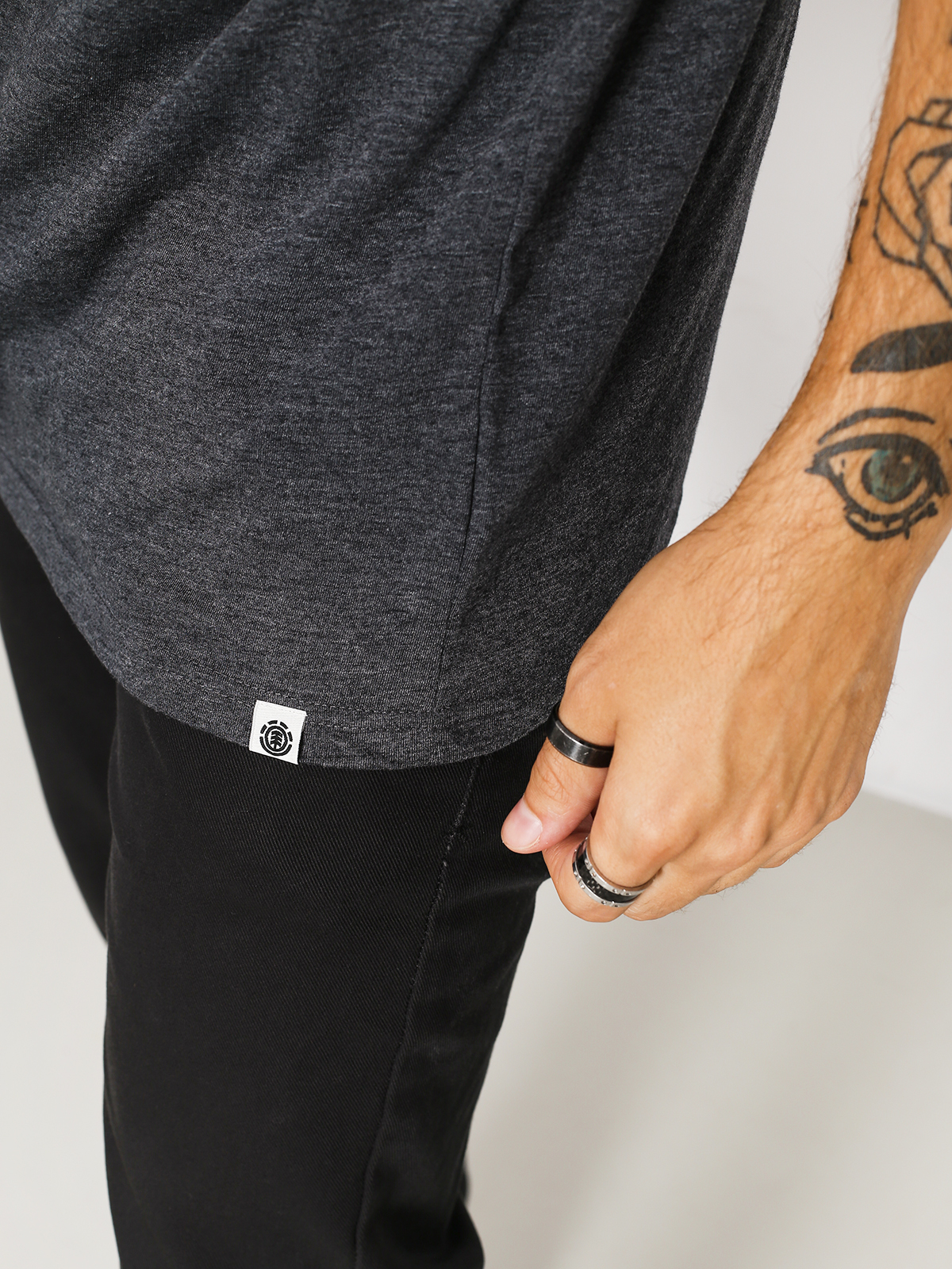 Tričko Element Basic Pocket Cr (charcoal heather)