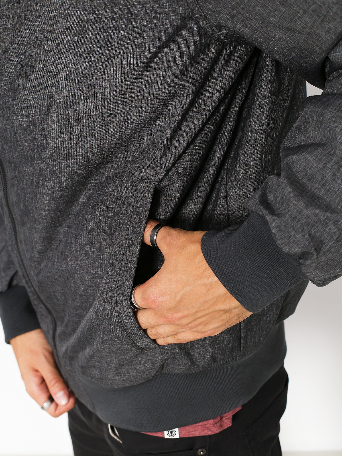 Bunda Element Dulcey (flint black htr)