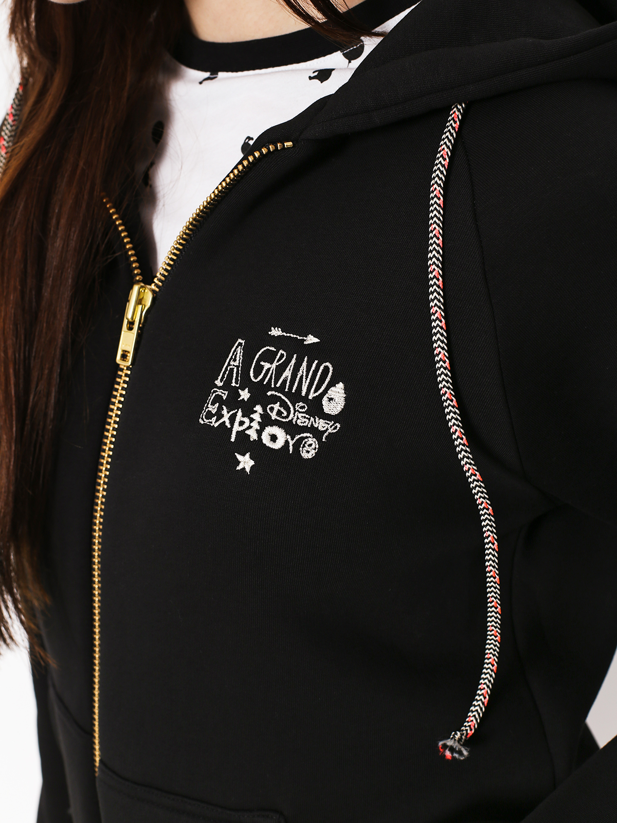 Mikina s kapucí Femi Stories x Disney Gang ZHD Wmn (blk)