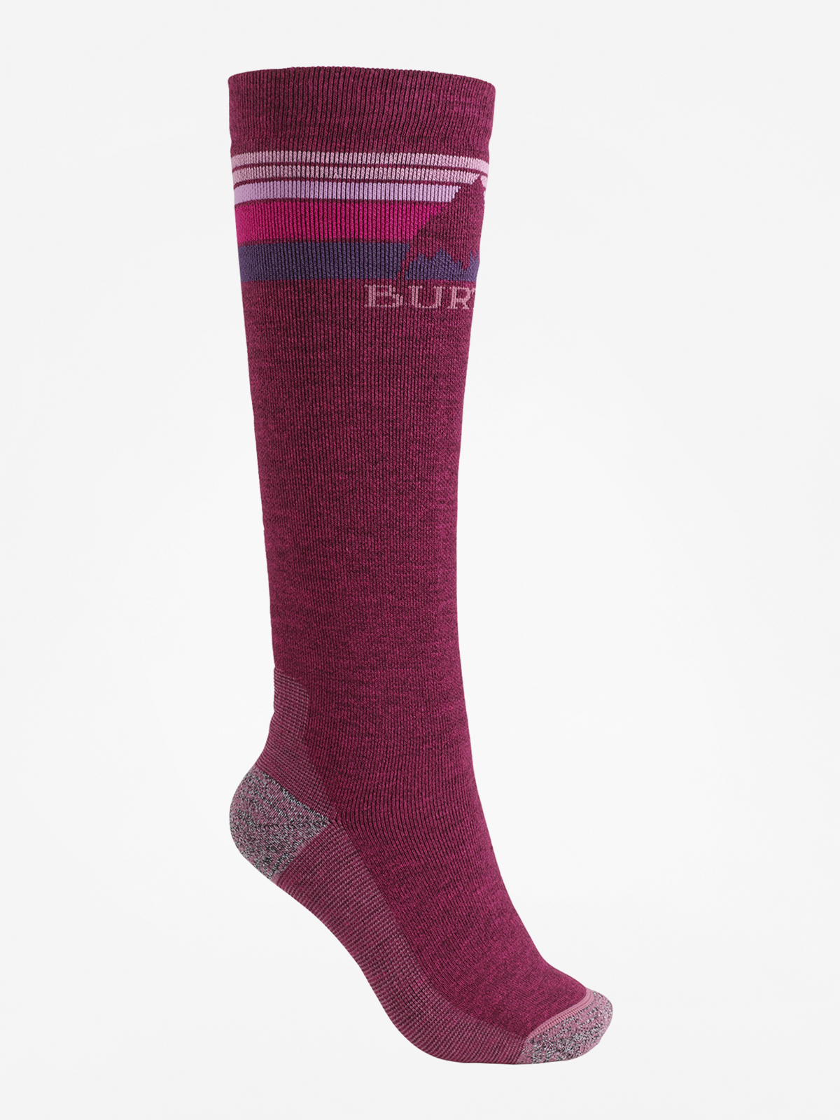 Ponožky Burton Emblem Midweight Wmn (sangria)