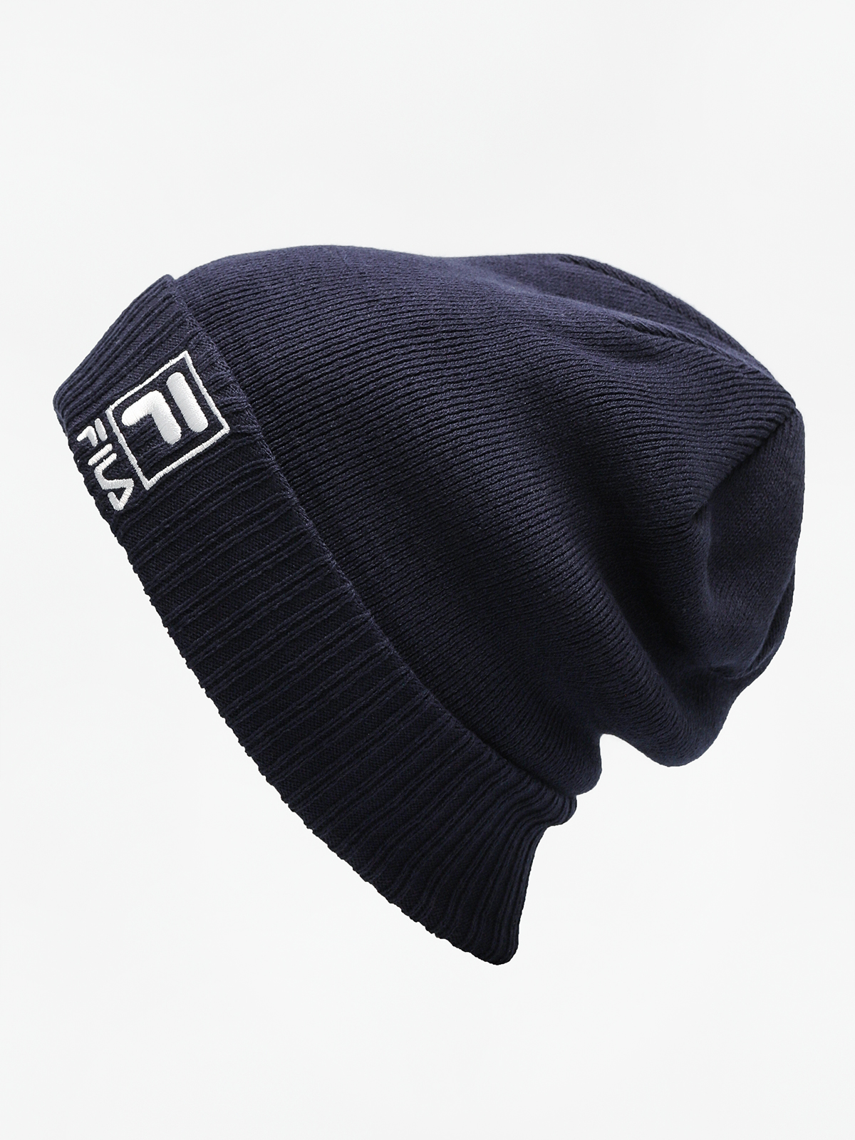 Čepice Fila Slouchy F Box Beanie (black iris)