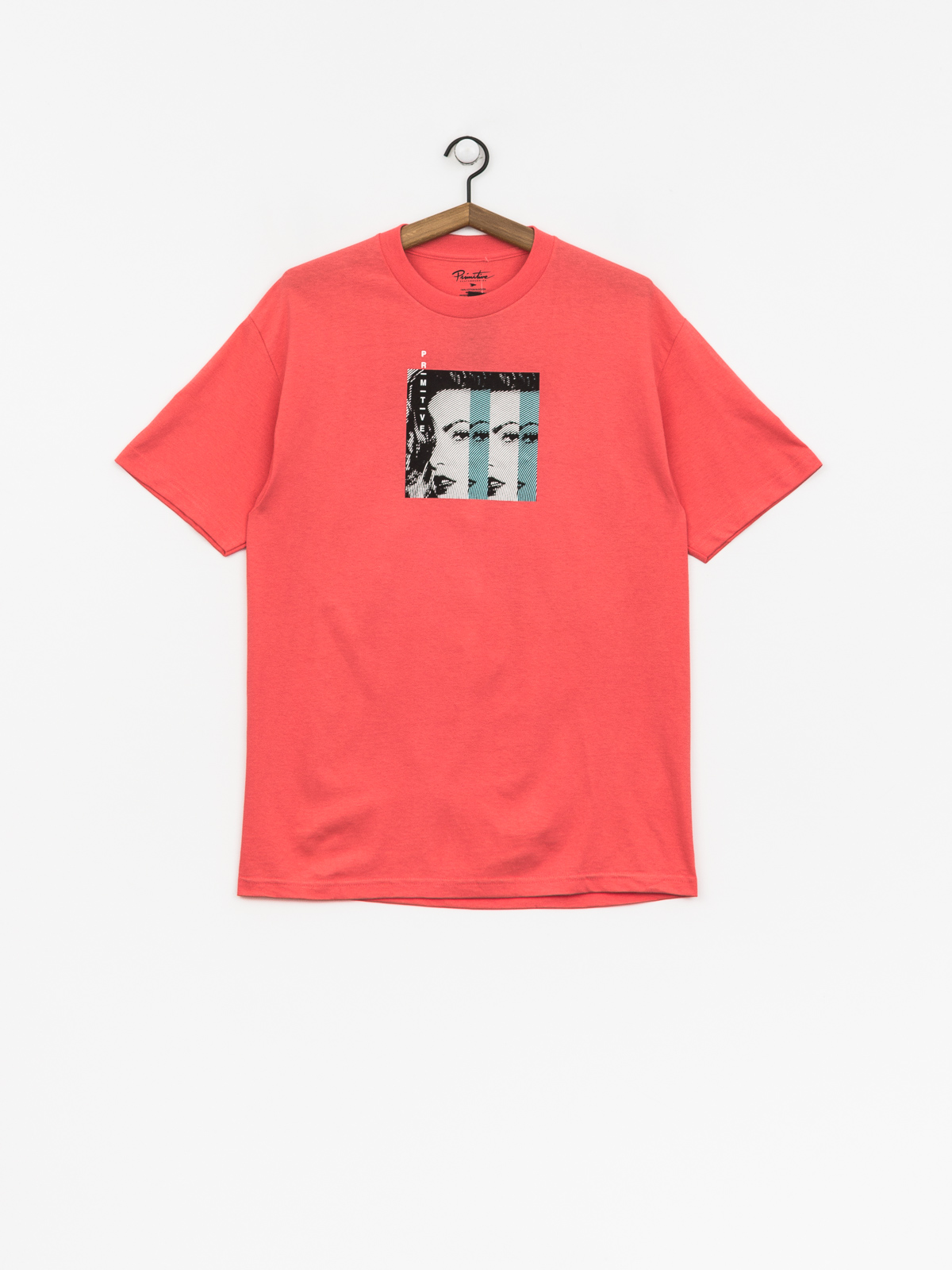 Tričko Primitive Shutter (coral)