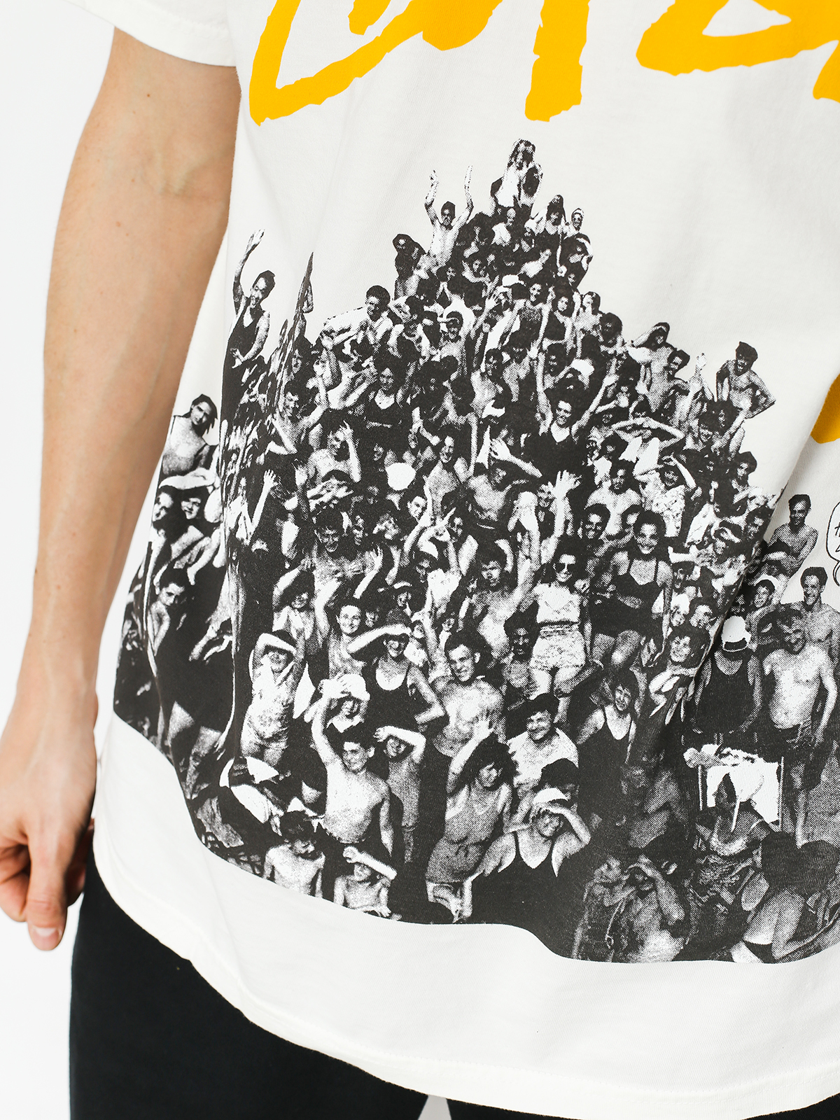 Tričko Stussy Beach Mob Pig Dyed (natural/yellow)