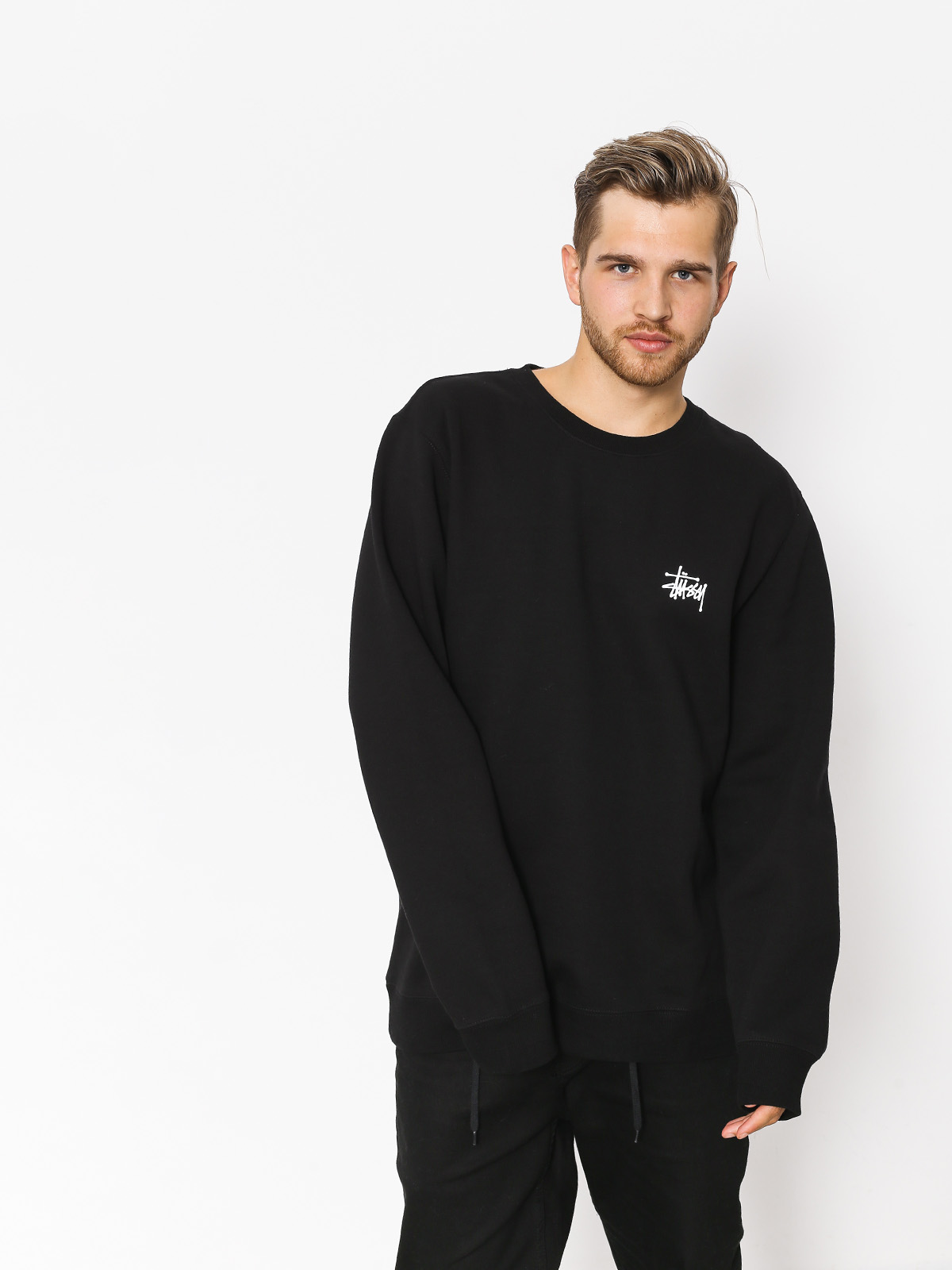 Mikina stussy basic black 