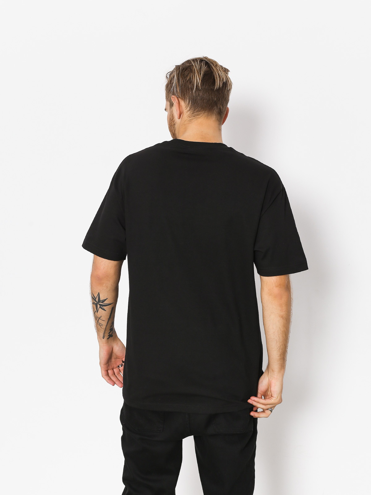 Tričko Primitive Blue Rose (black)