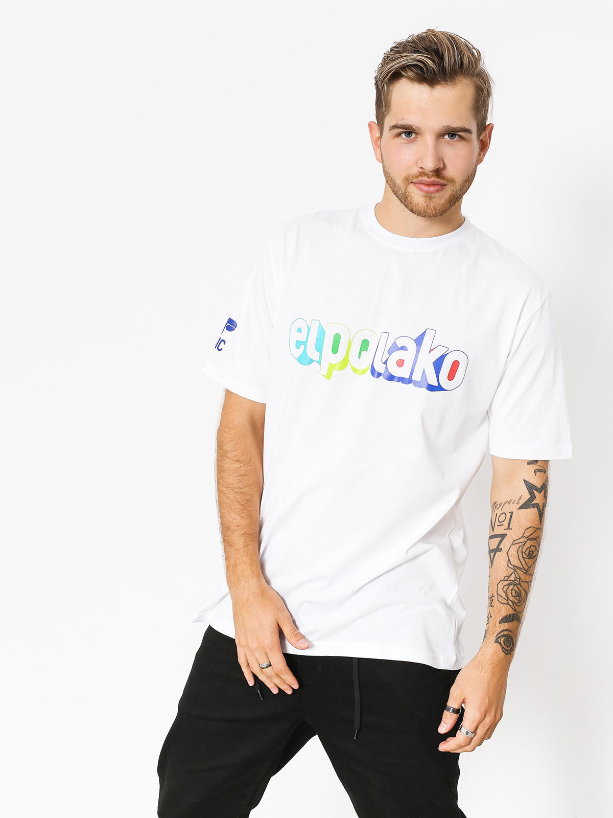 Tričko El Polako 3D (white)