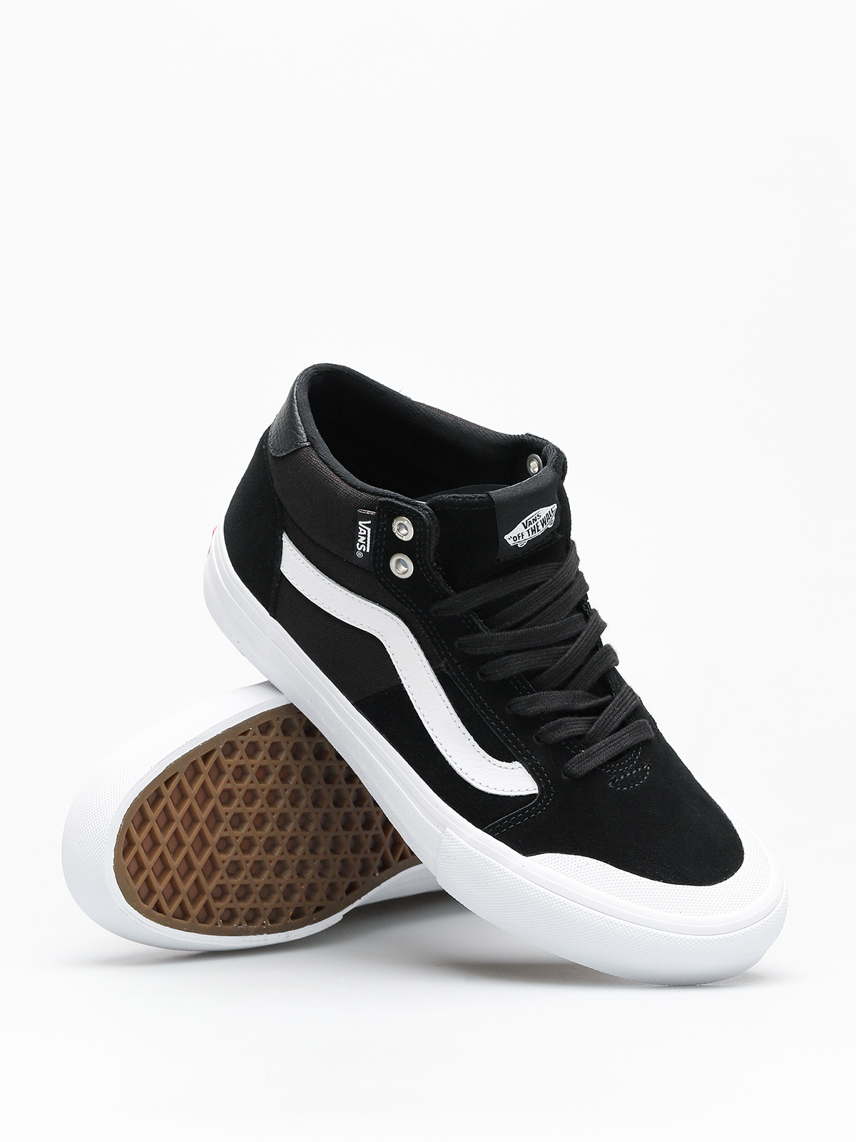 Boty Vans Style 112 Mid Pro (black/white)
