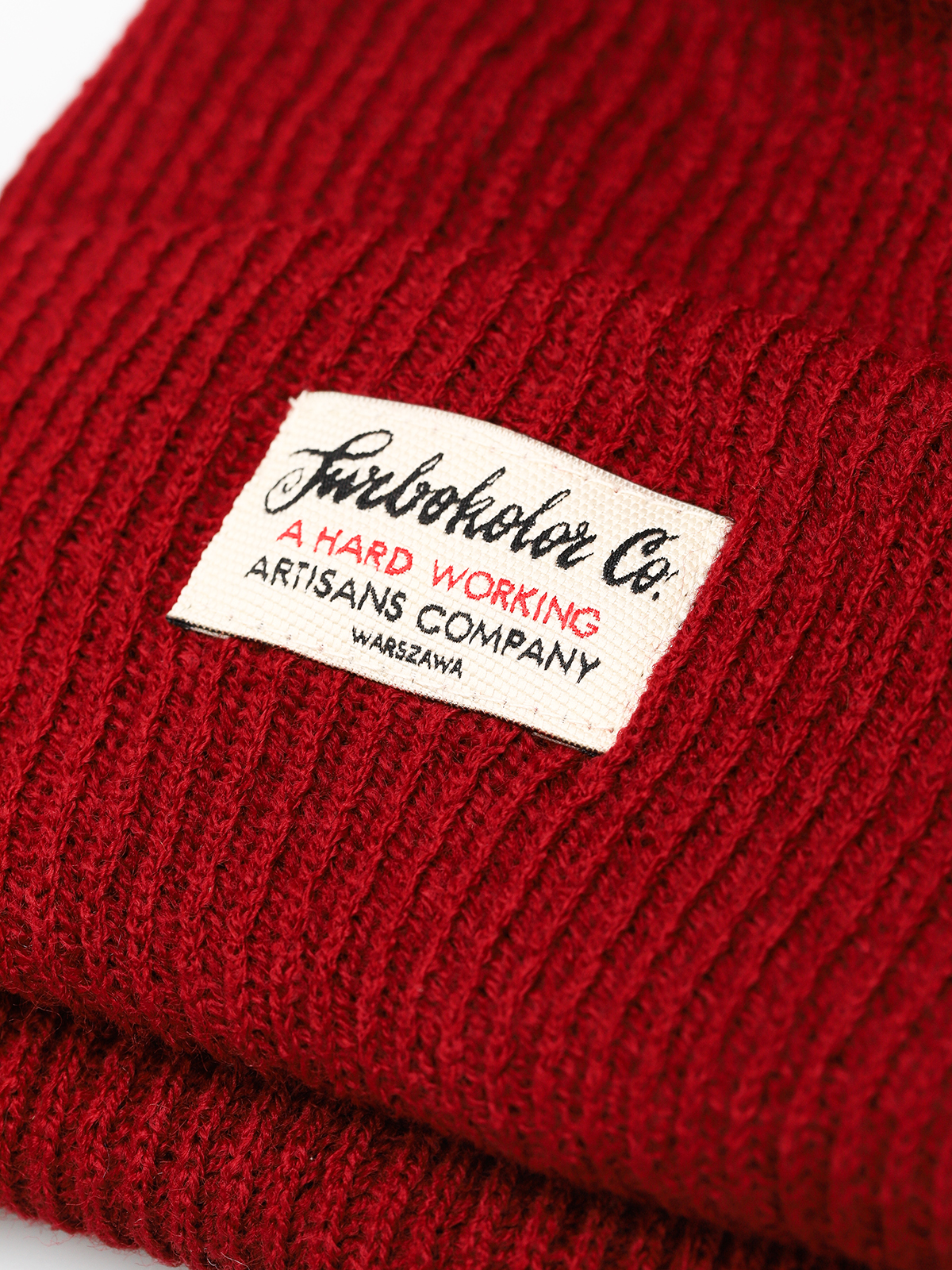 Čepice Turbokolor Patch (burgundy)