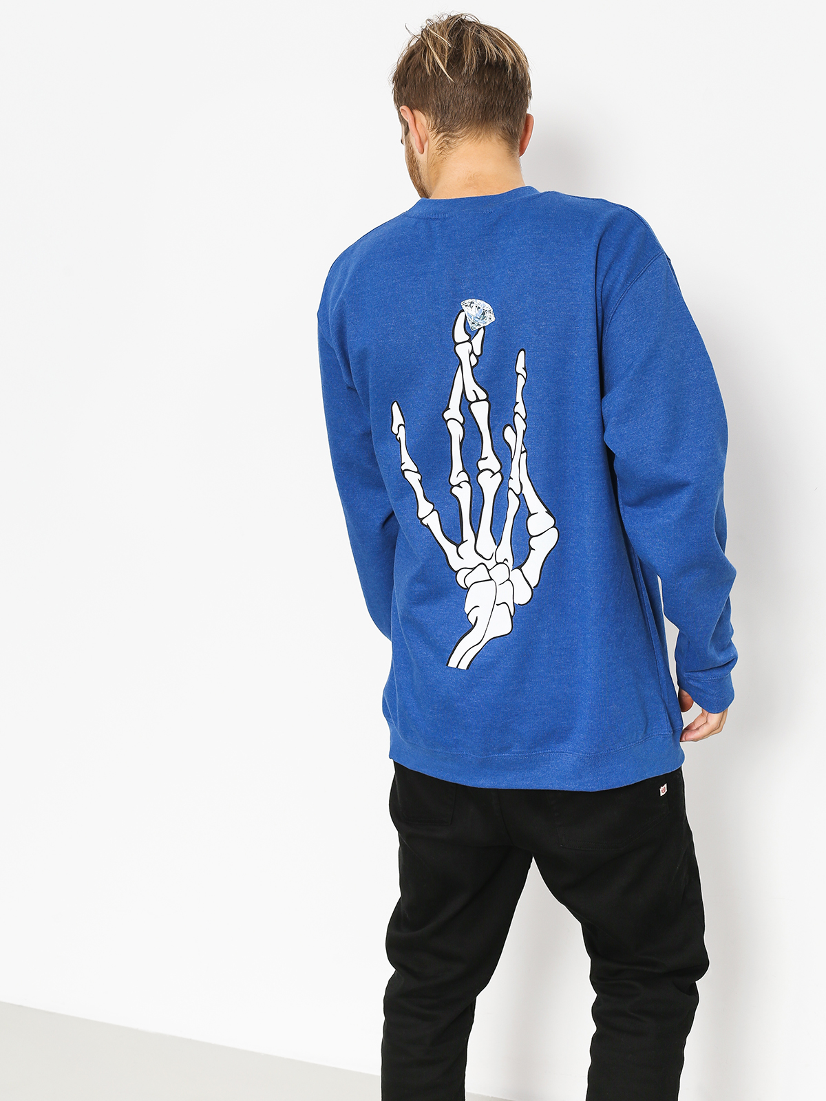 Mikina Diamond Supply Co. Hand Signs (royal)