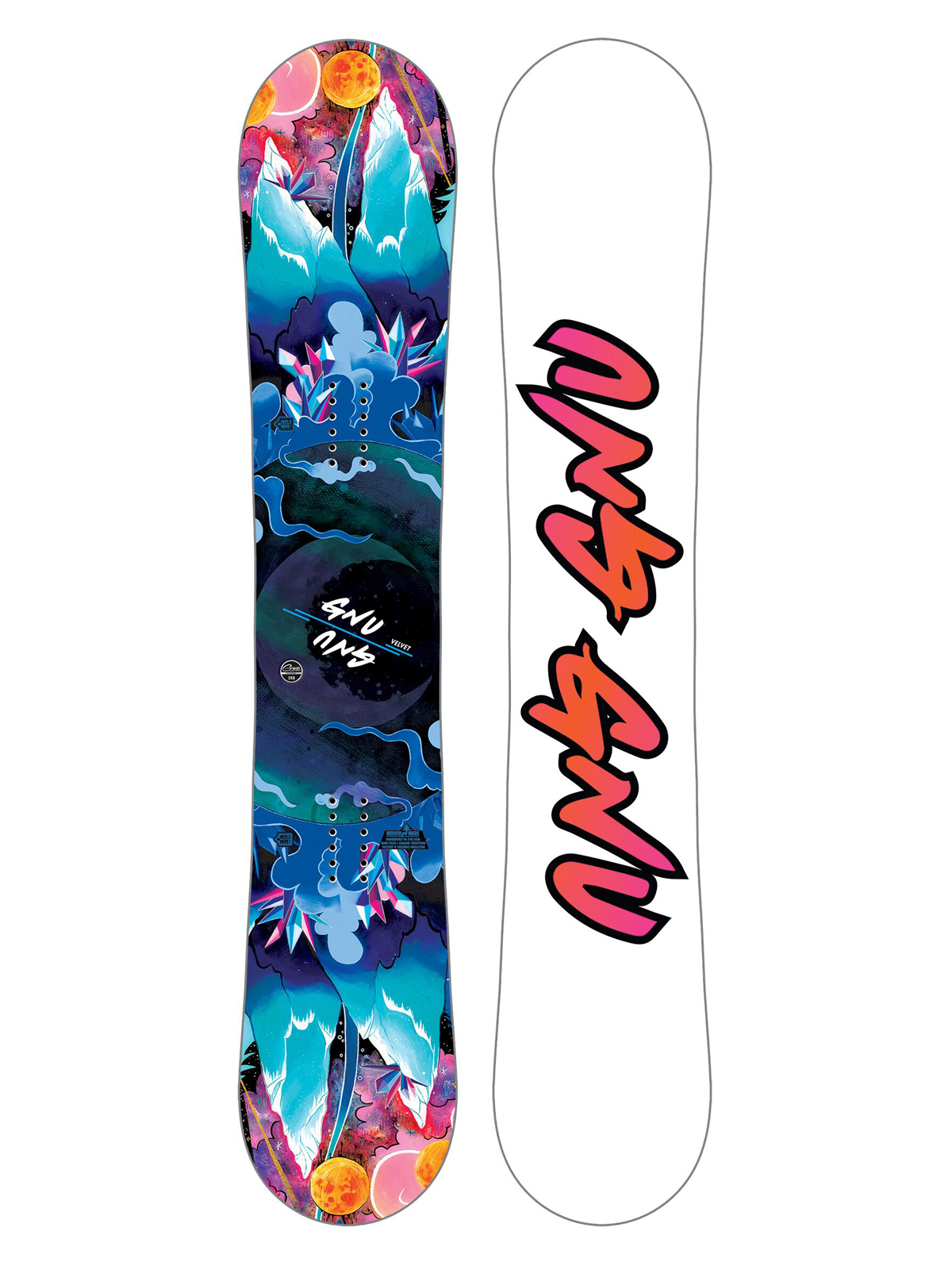 Dámská Snowboard Gnu Asym Velvet C2E (multi)