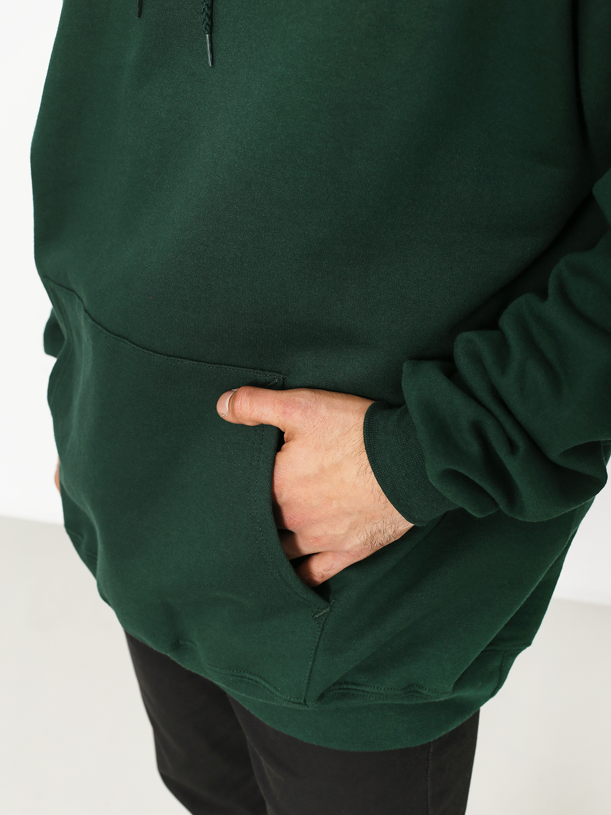 Mikina s kapucí Thrasher Davis Forest HD (green)