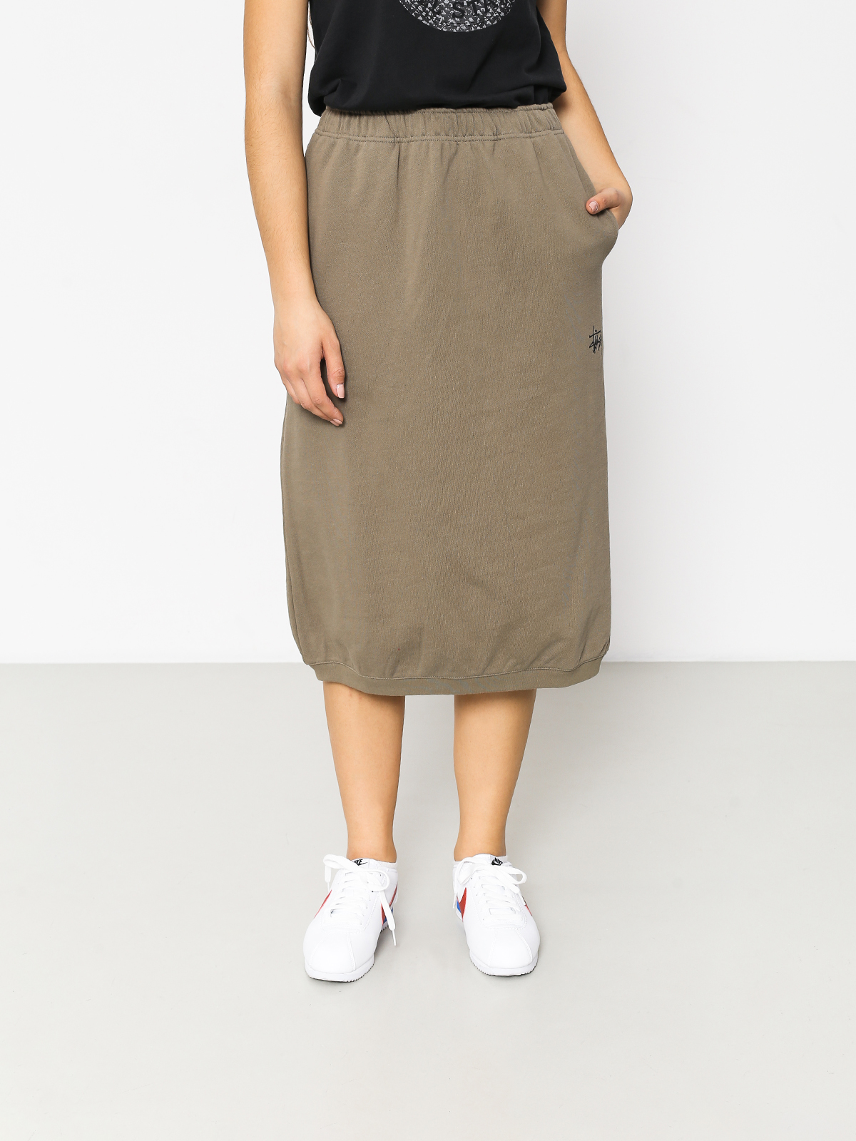 Šaty Stussy Scout Wmn (taupe)