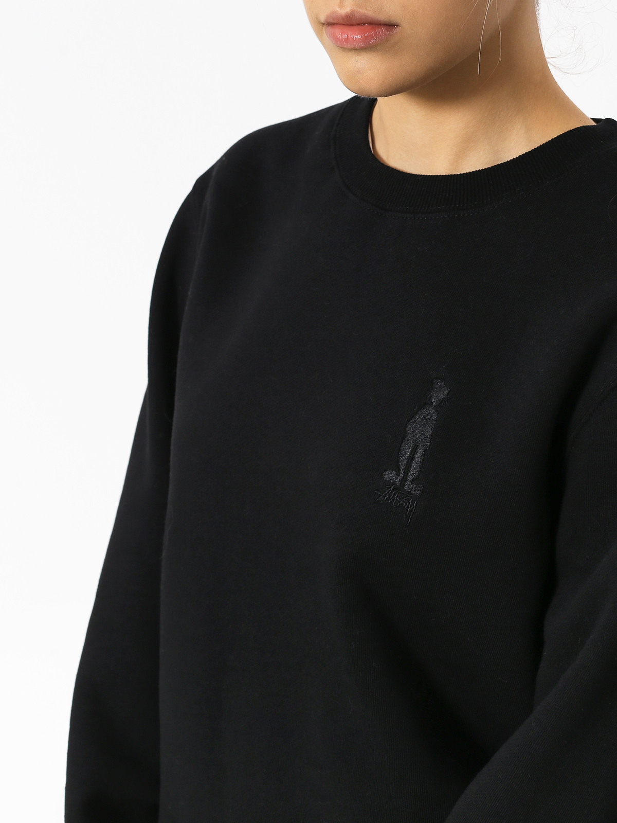 Mikina Stussy Raggamon Wmn (black)