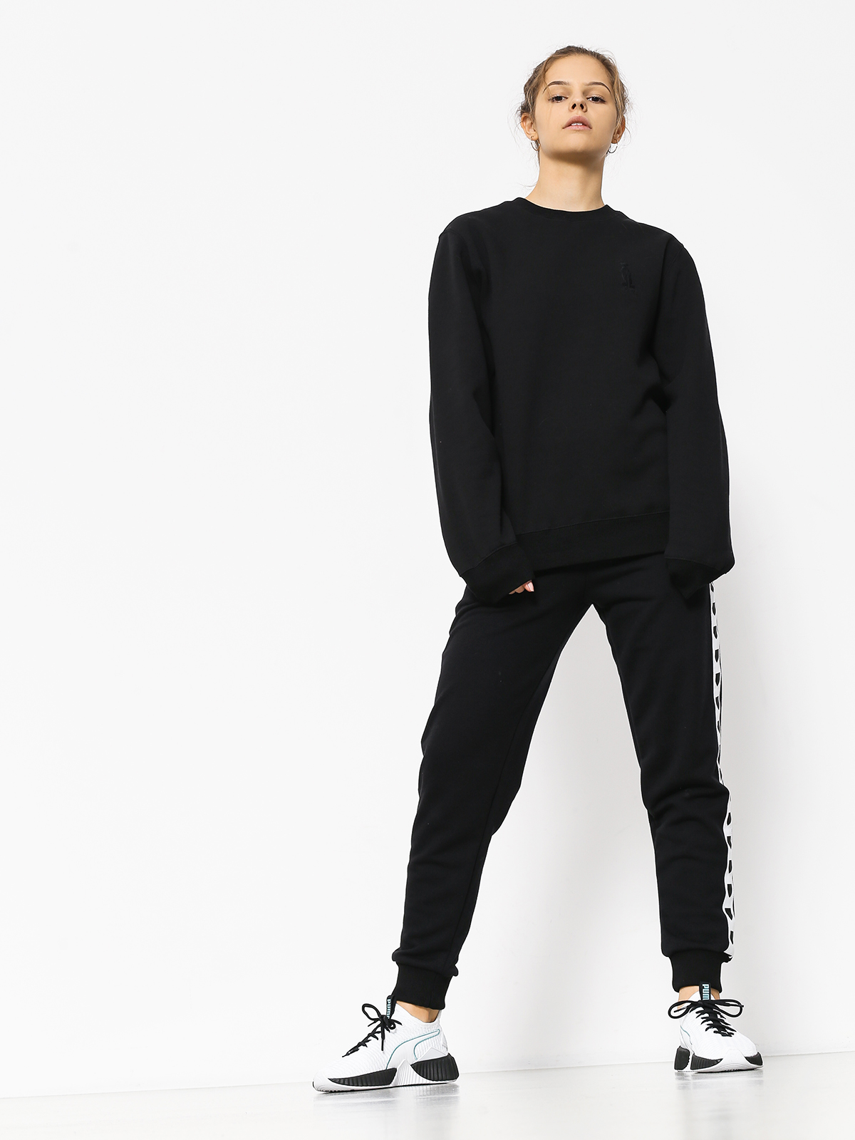 Mikina Stussy Raggamon Wmn (black)