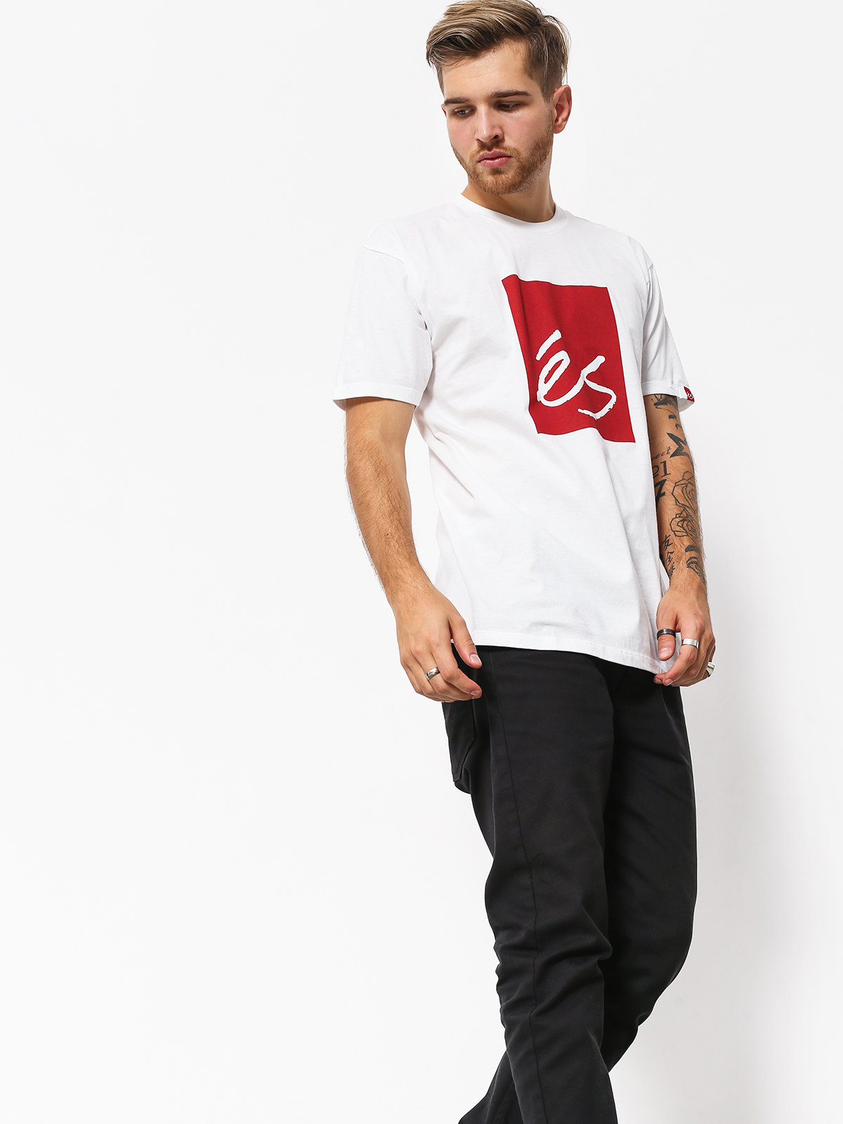 Tričko eS Main Block (white)