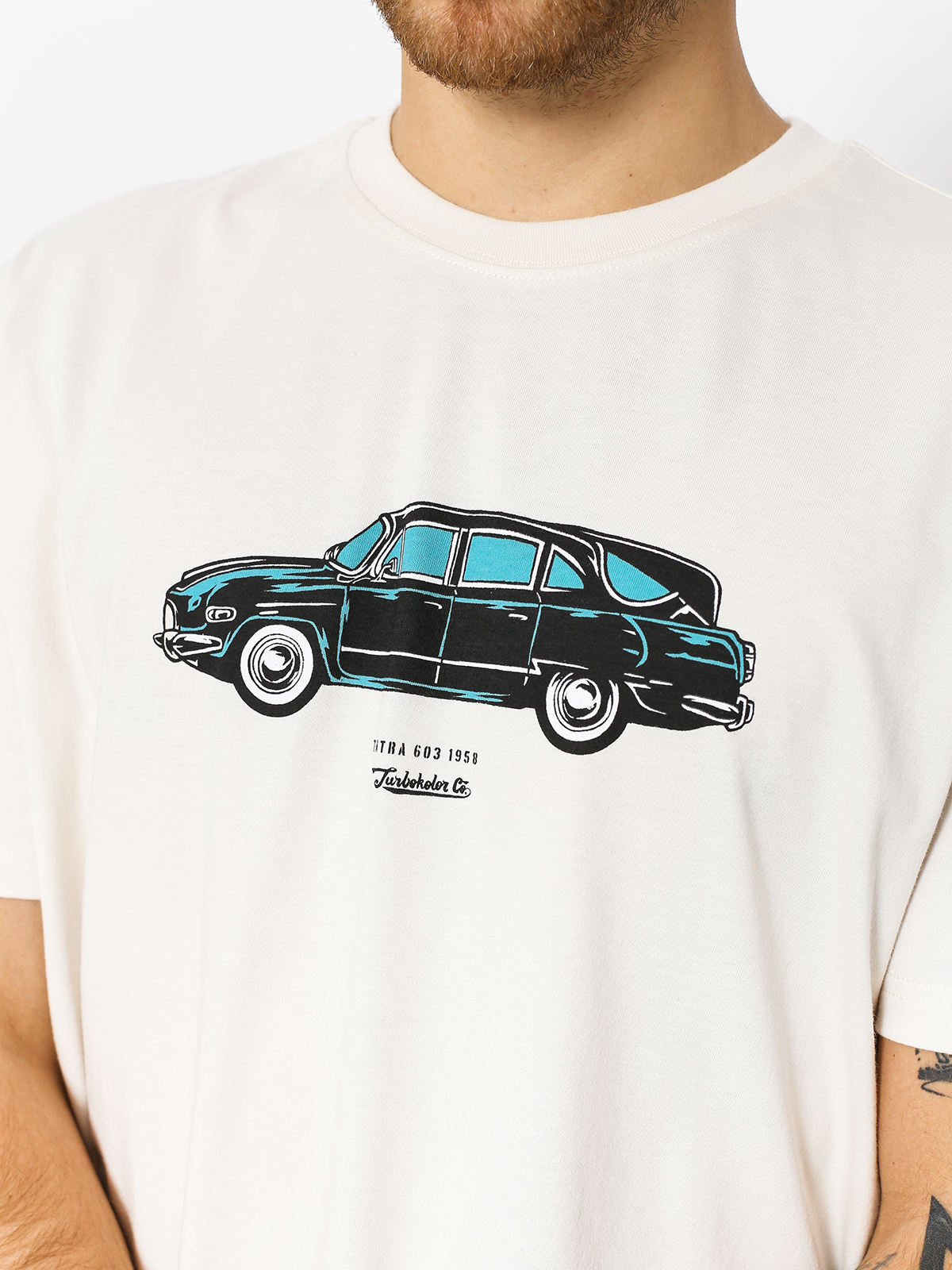 Tričko Turbokolor Tatra 58 (ecru)