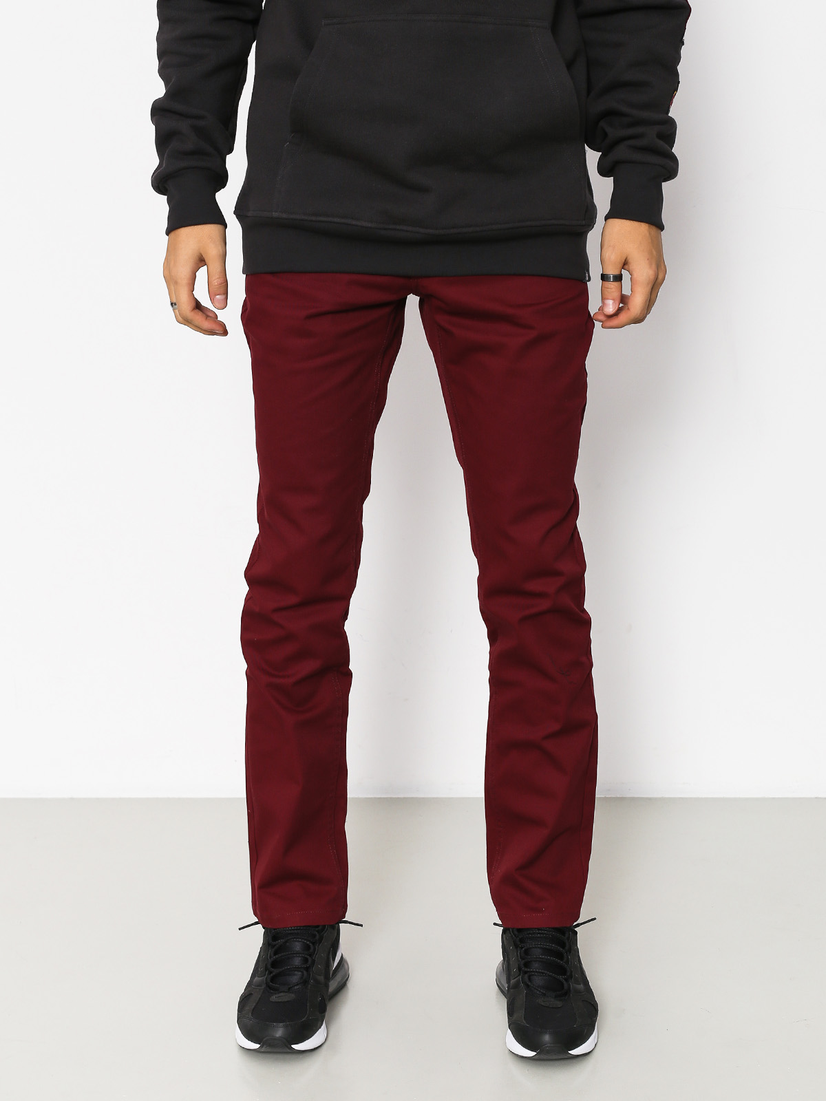 Kalhoty Brixton Reserve Chino (dark burgundy)