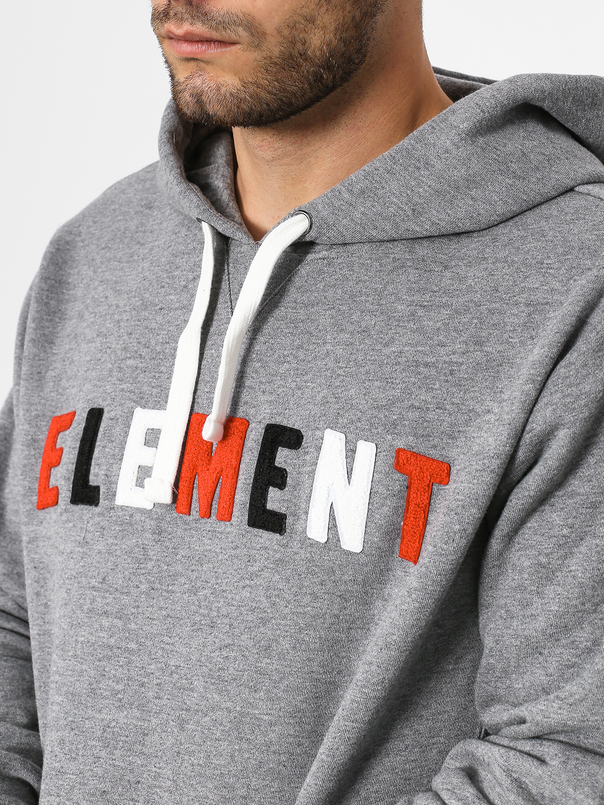 Mikina s kapucí Element Liner HD (grey heather)