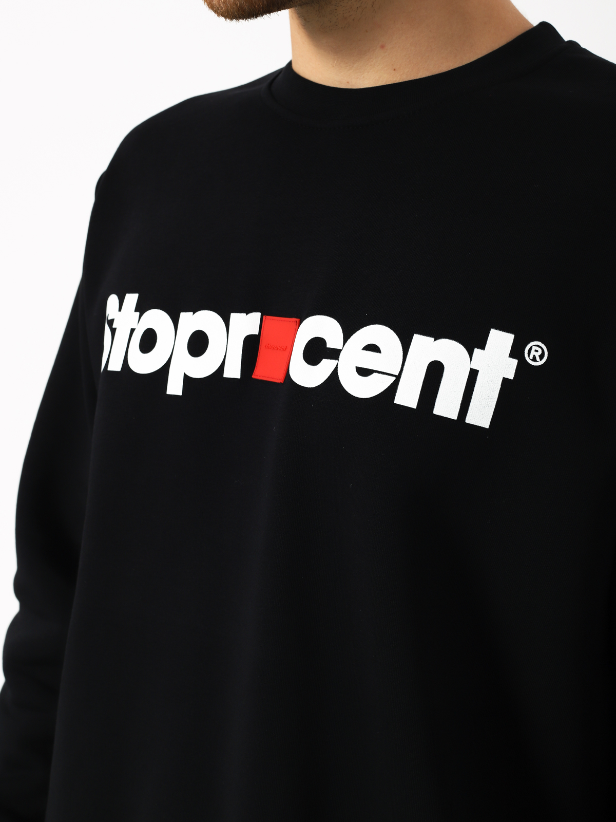 Mikina Stoprocent Cube (black)