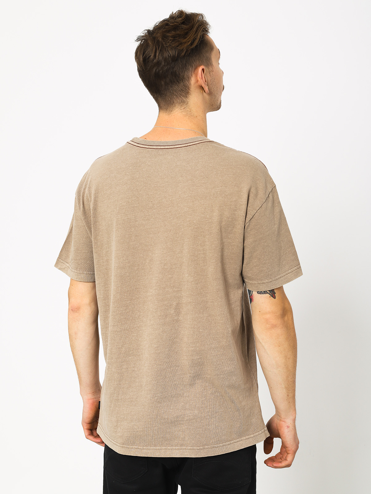 Tričko RVCA Os Pigment (dark khaki)