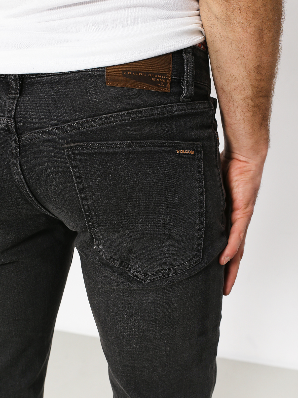 Kalhoty Volcom 2X4 Denim (bru)