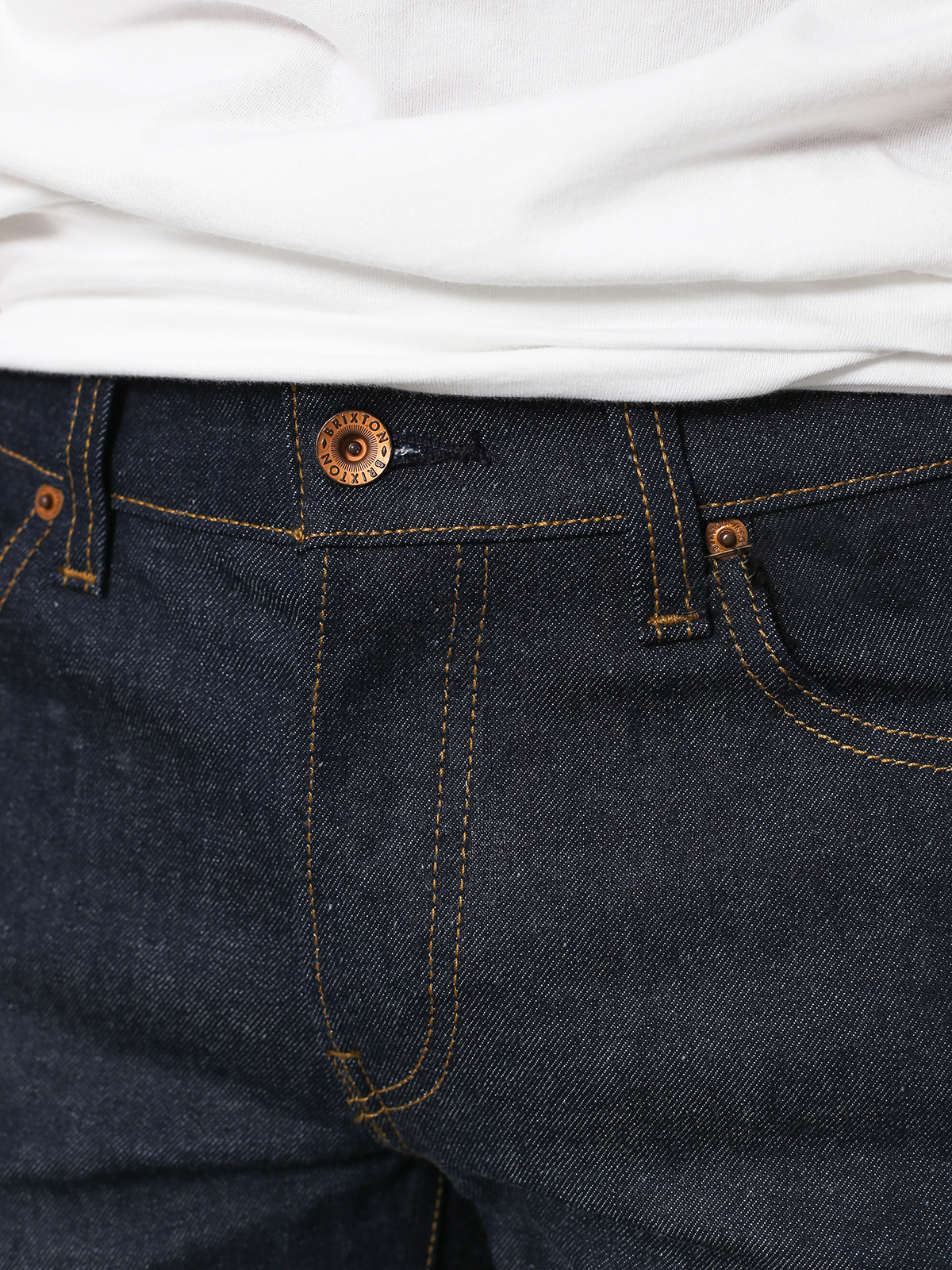 Kalhoty Brixton Reserve 5 Pkt Denim (raw indigo)