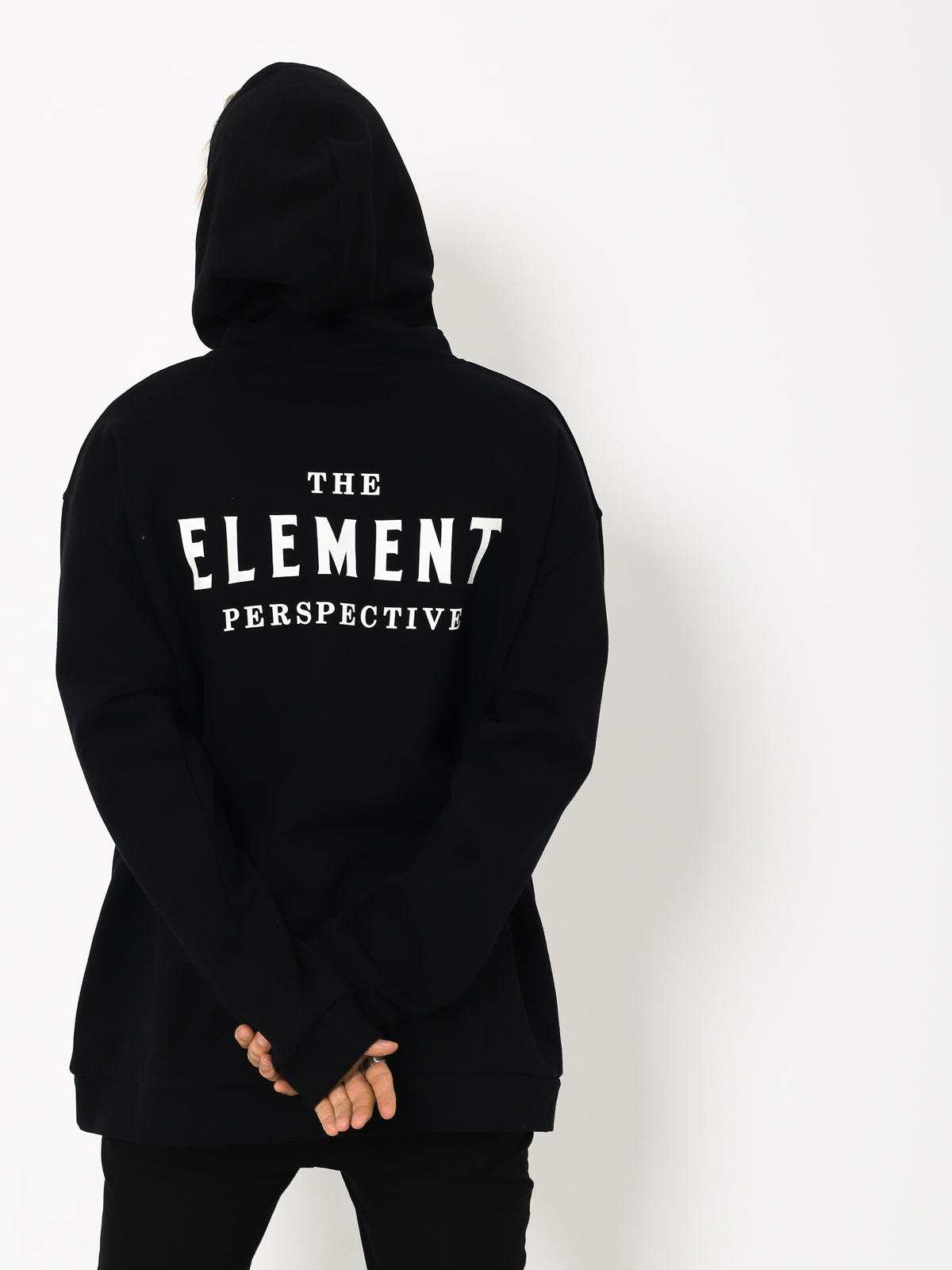 Mikina s kapucí Element Instant HD (flint black)