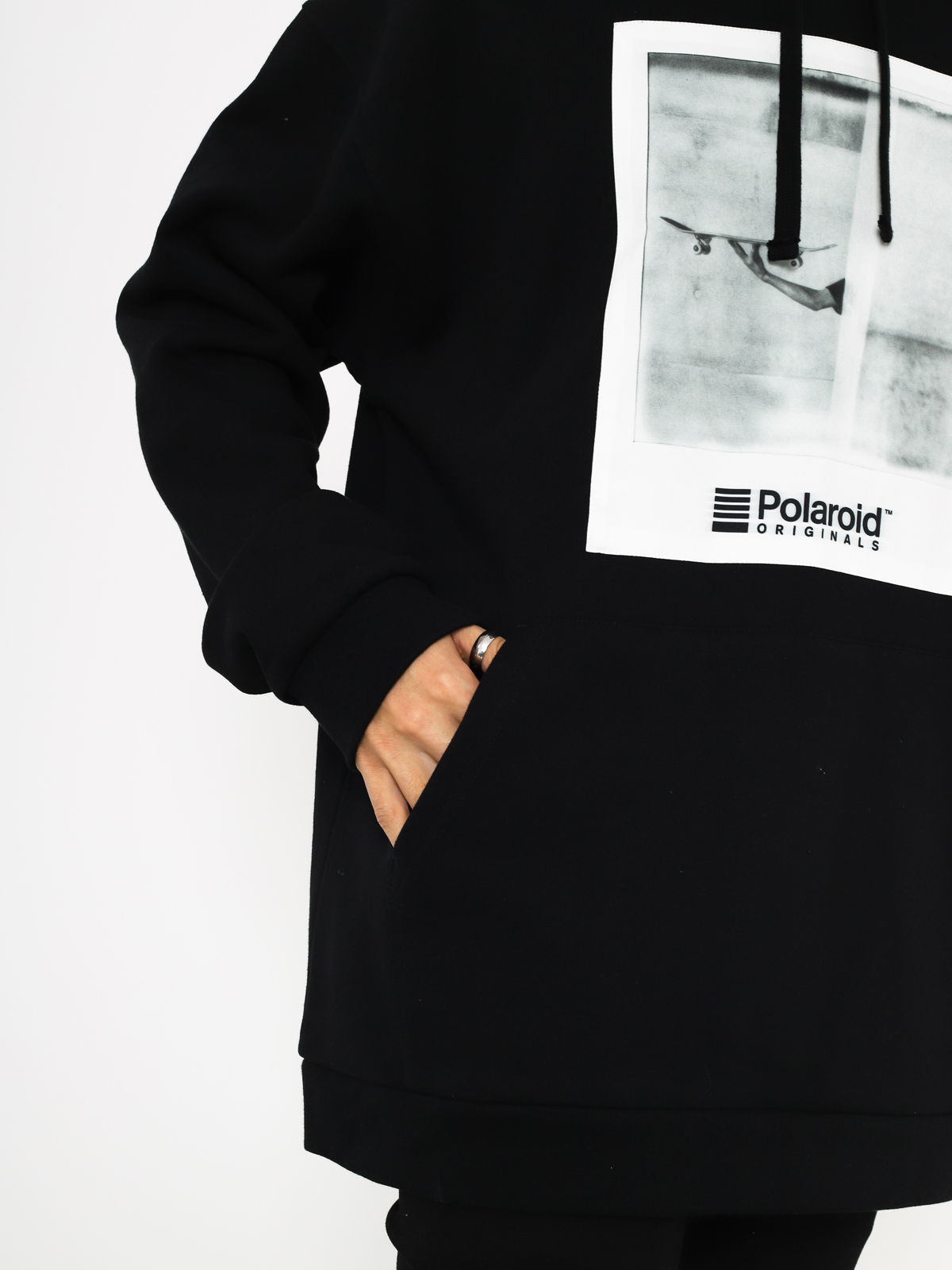 Mikina s kapucí Element Instant HD (flint black)