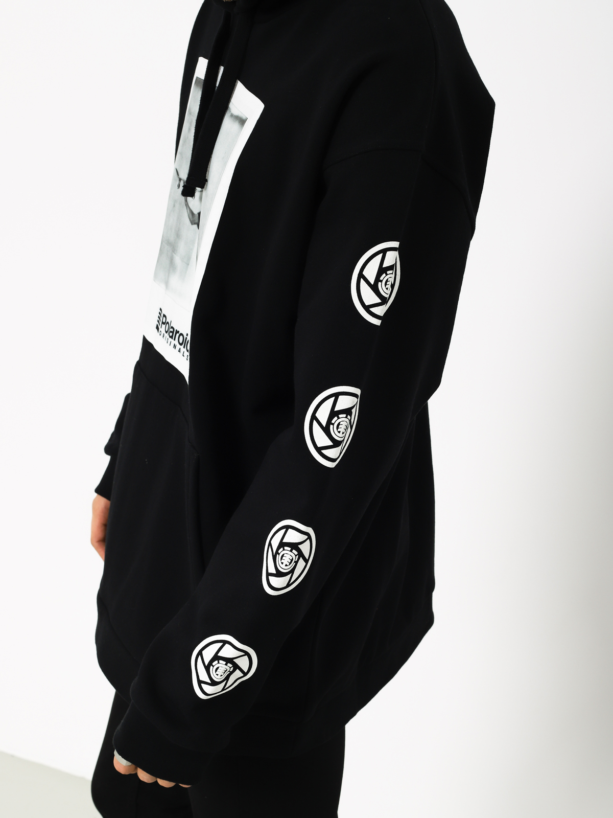 Mikina s kapucí Element Instant HD (flint black)