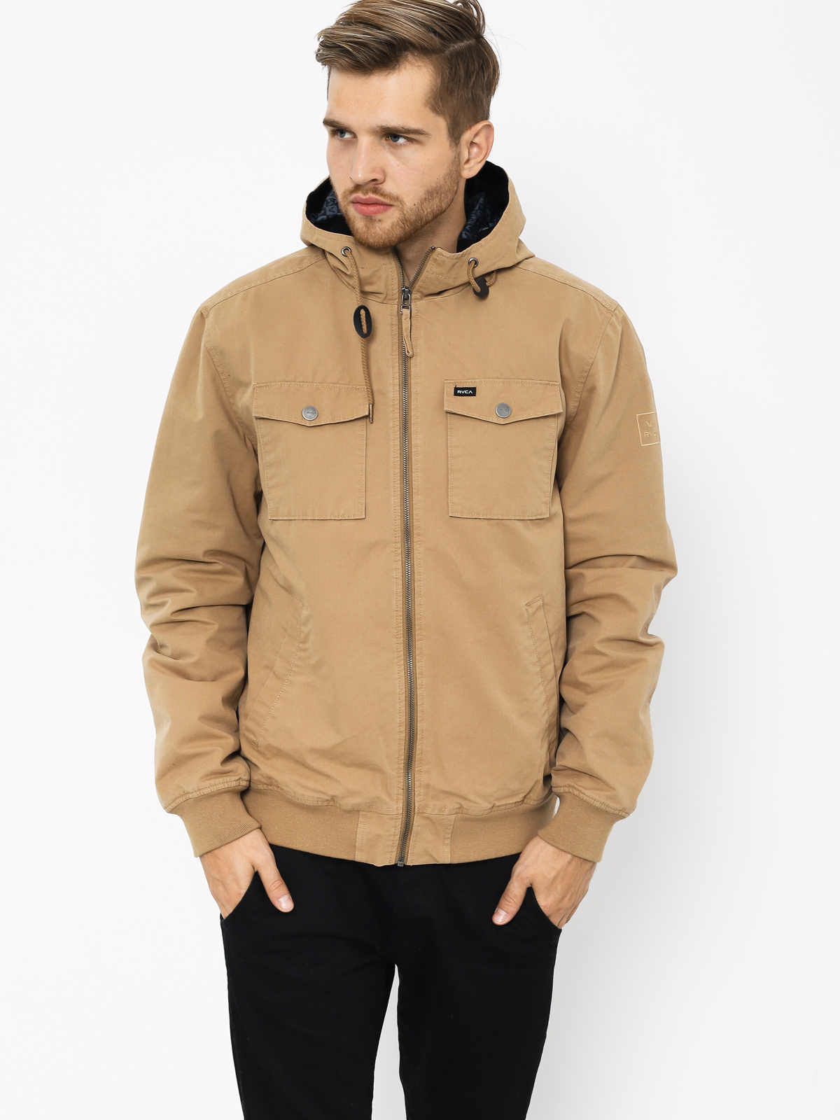 Rvca hooded best sale bomber ii jacket