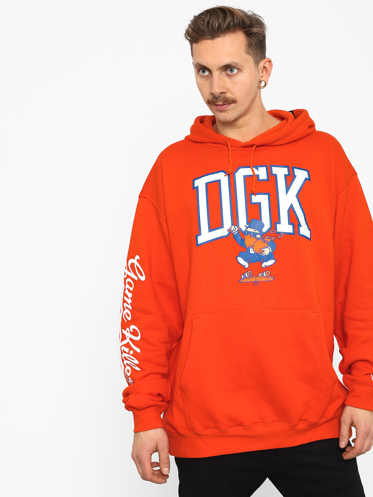 Mikina s kapucí DGK Game Killers HD (orange)