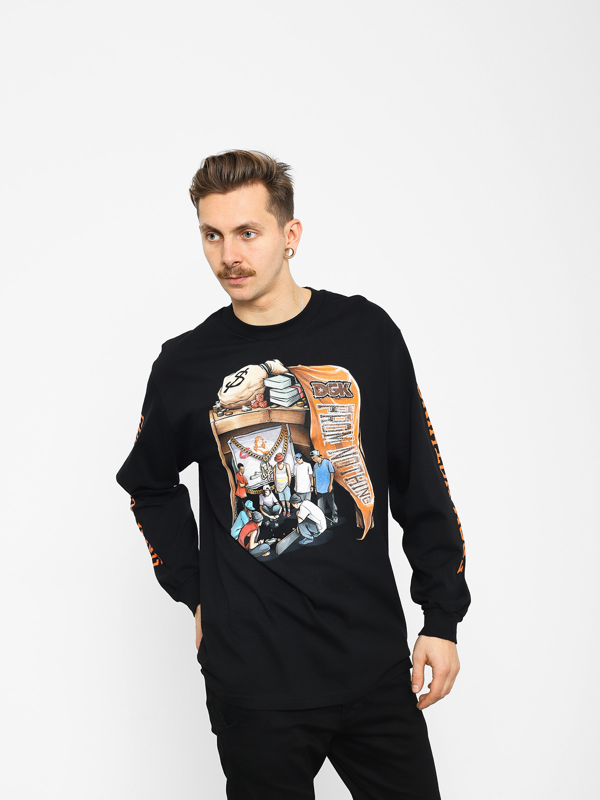 Triko DGK Hard Knocks (black)