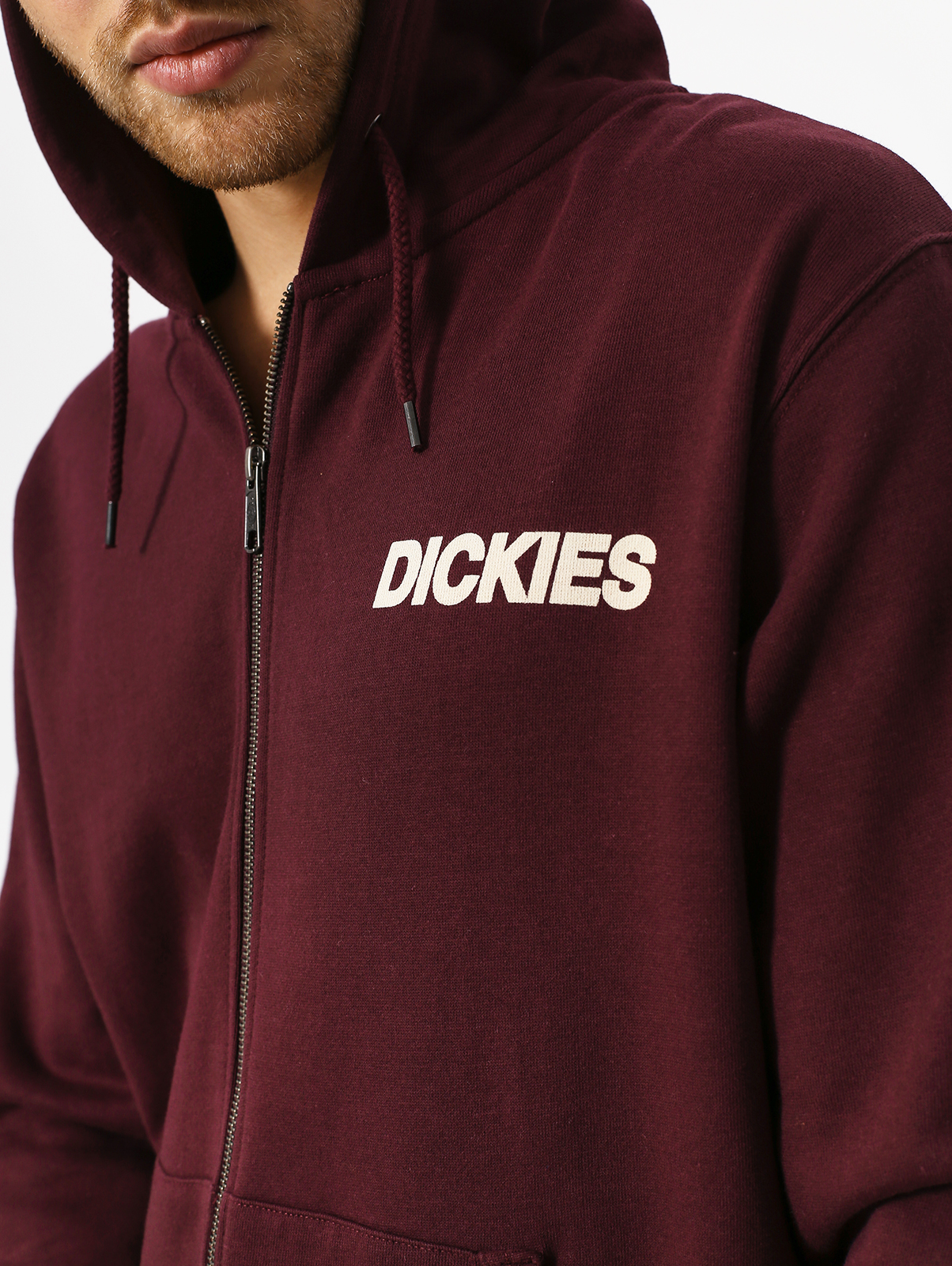 Mikina s kapucí Dickies Keswick HD (maroon)