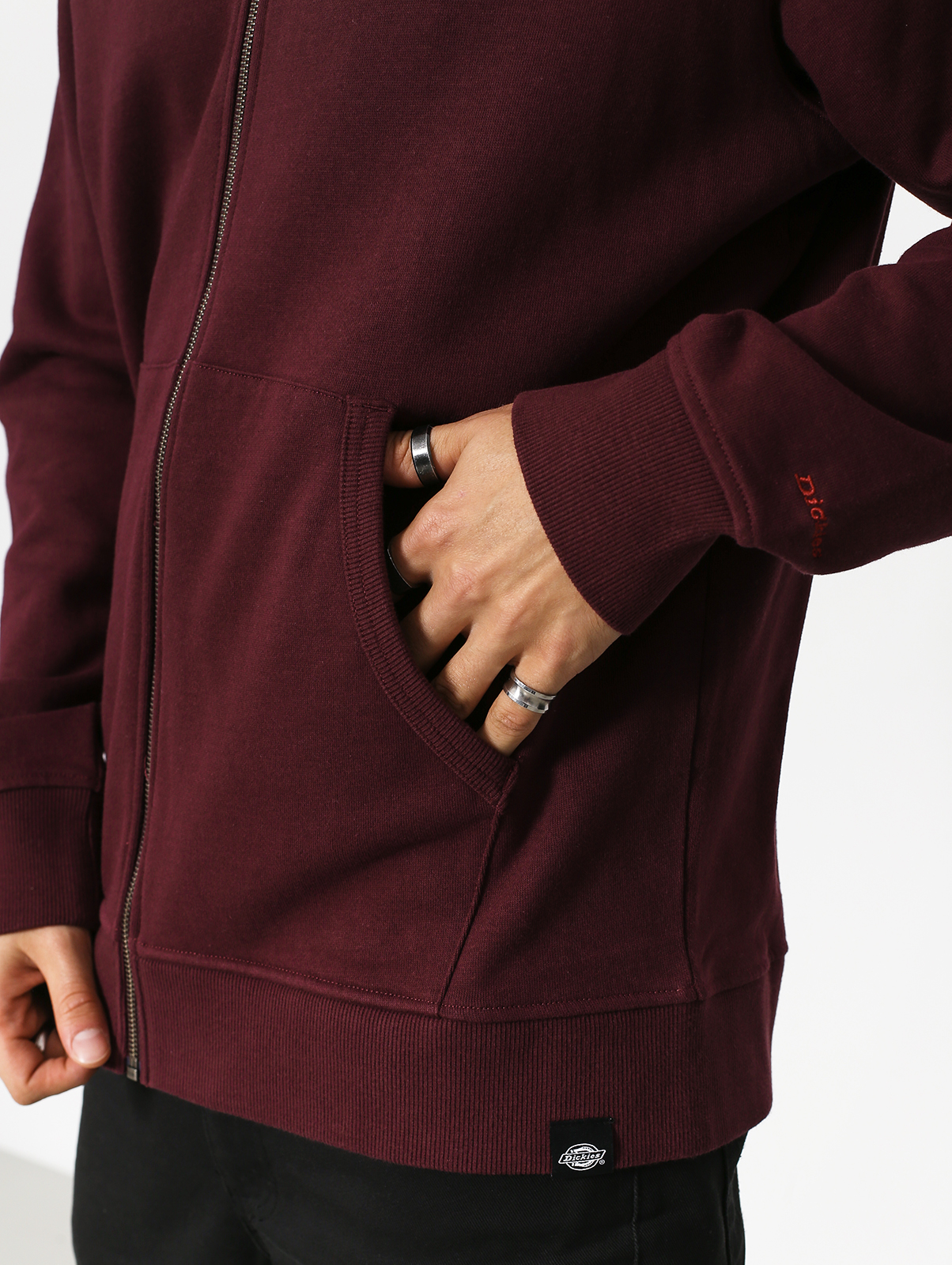Mikina s kapucí Dickies Keswick HD (maroon)