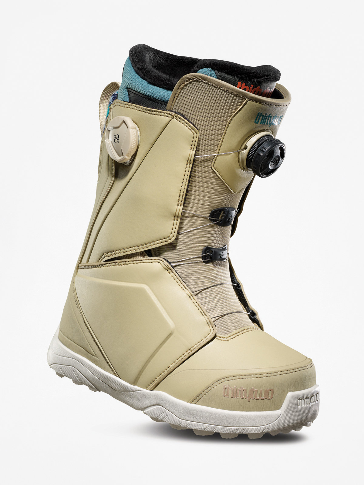 Boty na snowboard ThirtyTwo Lashed Double Boa Wmn (tan/blue)