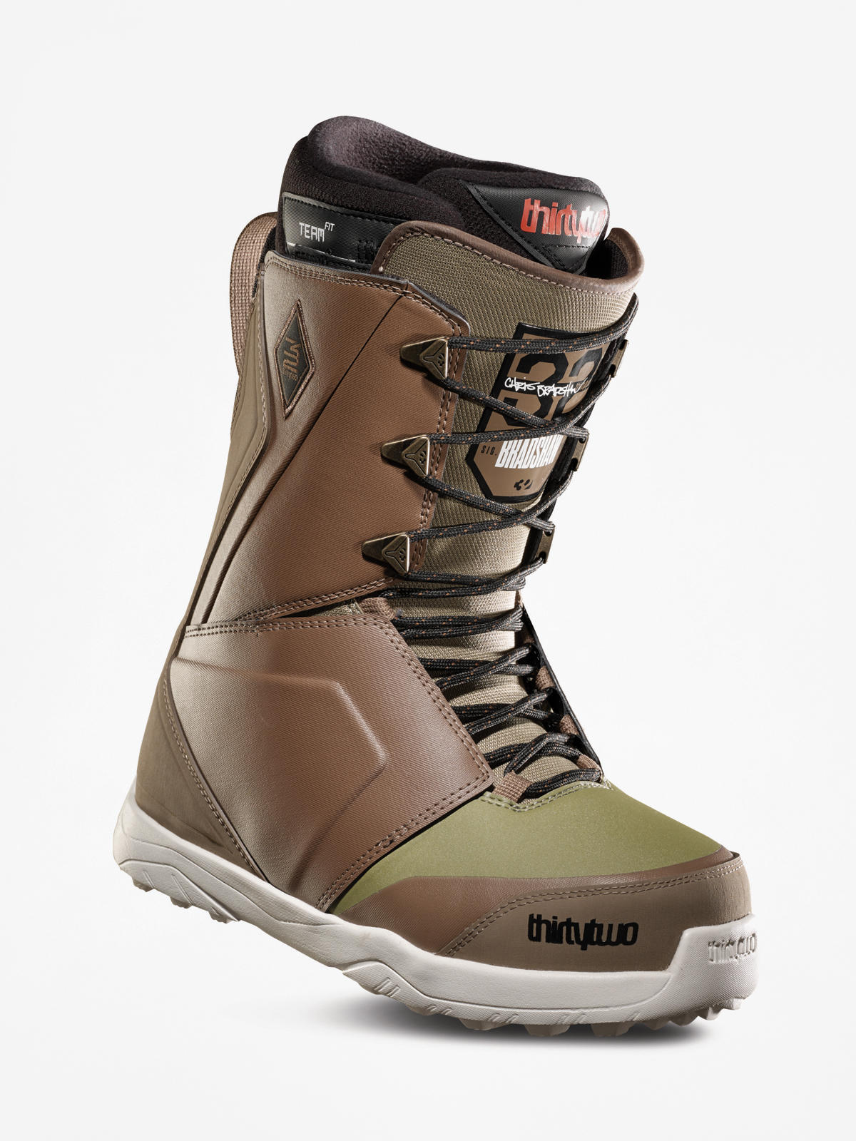 Boty na snowboard ThirtyTwo Lashed Bradshaw (brown/green)