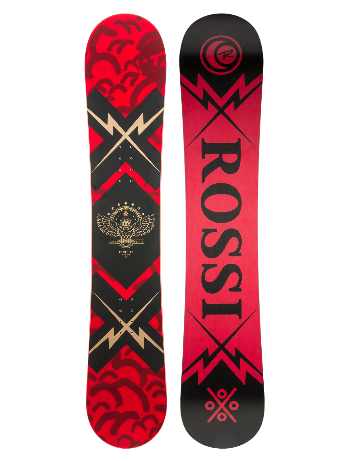 Pánská Snowboard Rossignol Circuit (black/red/black)