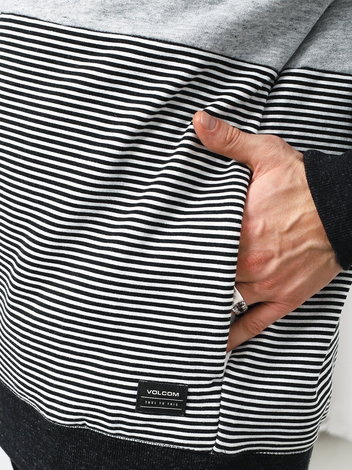 Mikina Volcom Threezy Crew (gry)