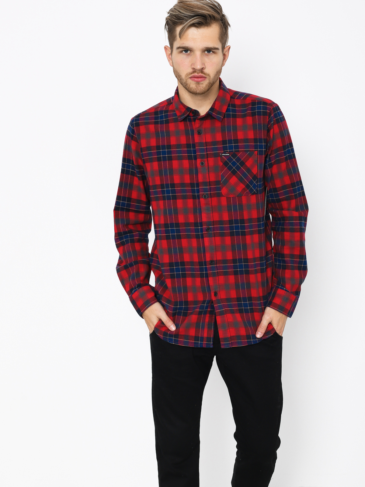 Košile Volcom Caden Plaid (enr)