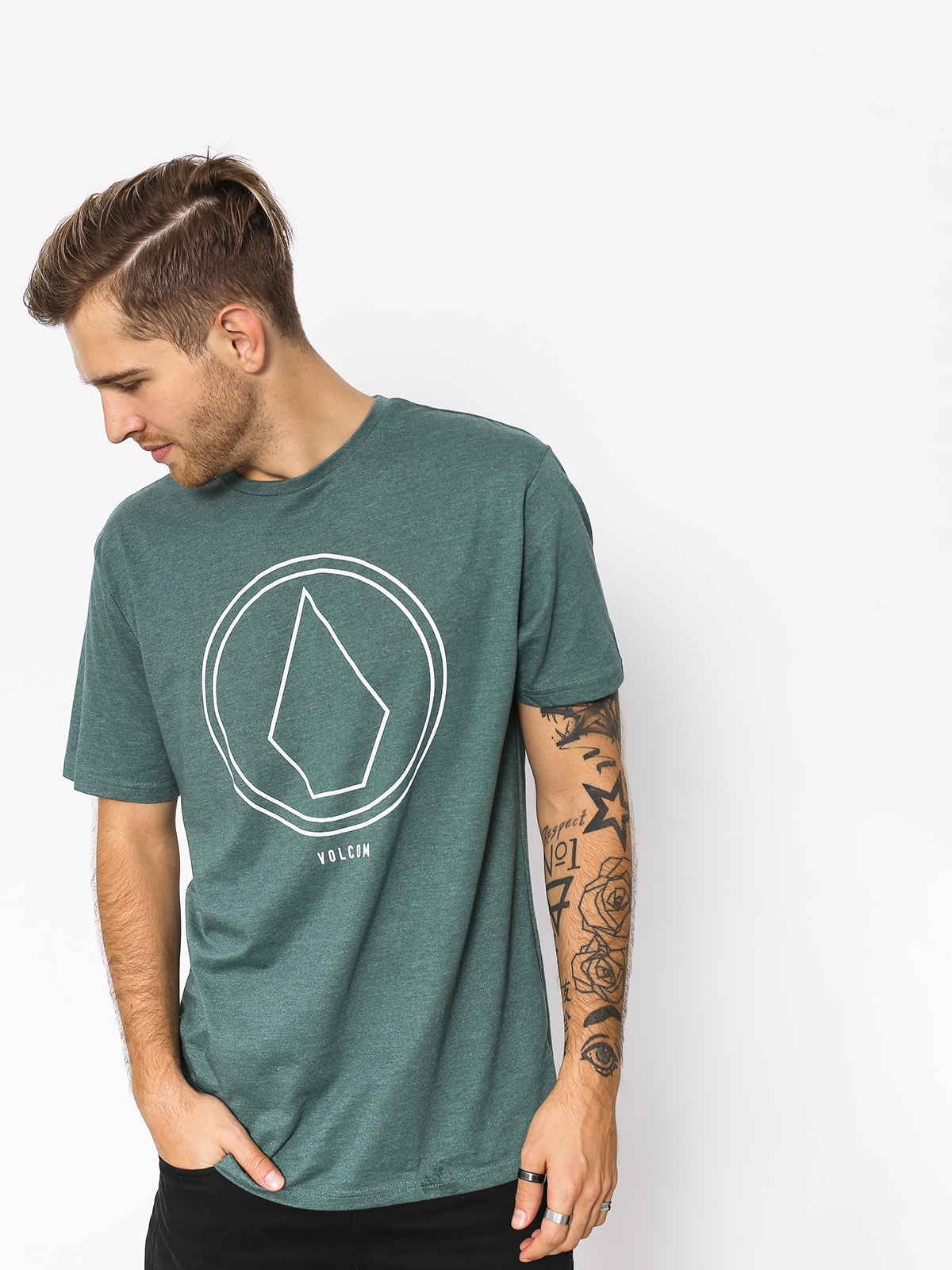 Tričko Volcom Pinline Stone Hth (pne)