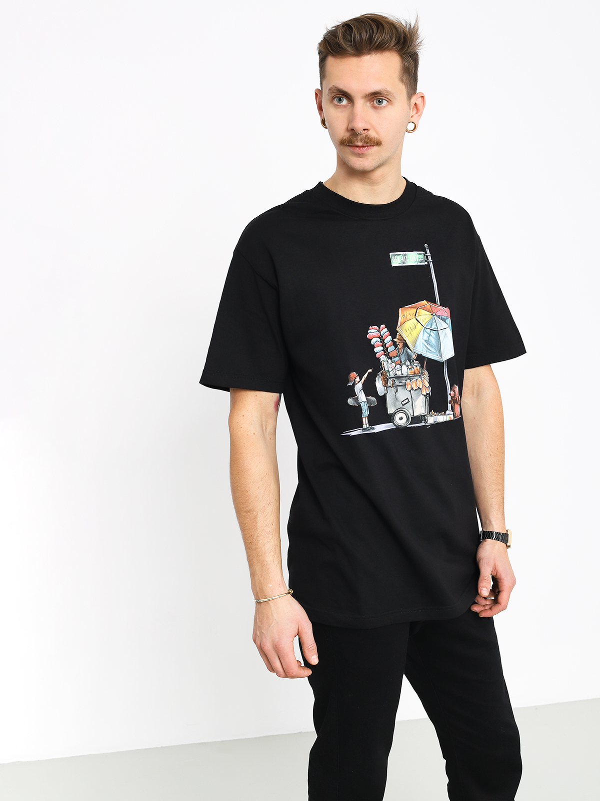 Tričko DGK Vendor (black)