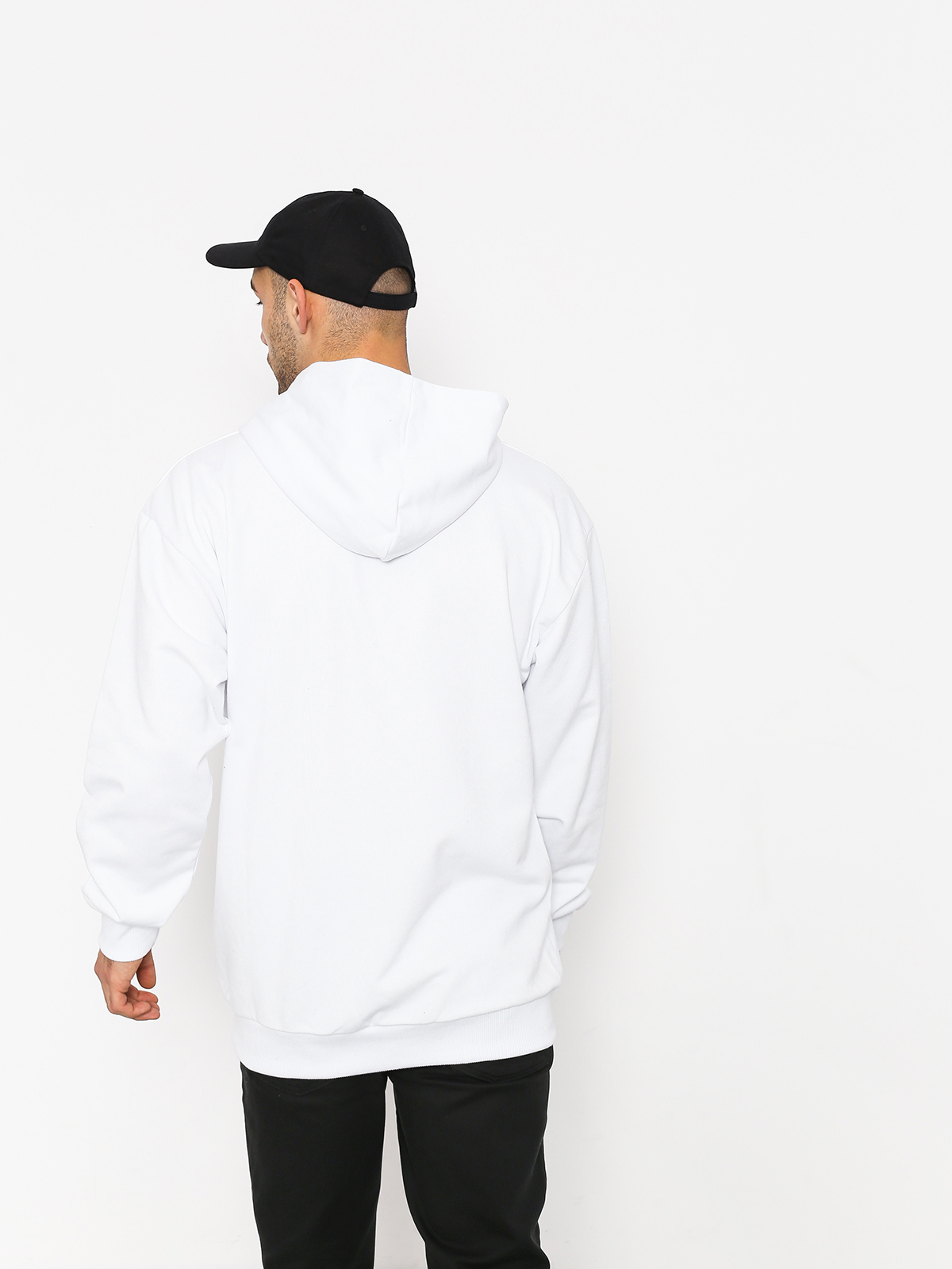 Mikina s kapucí Majors Rainbow HD (white)