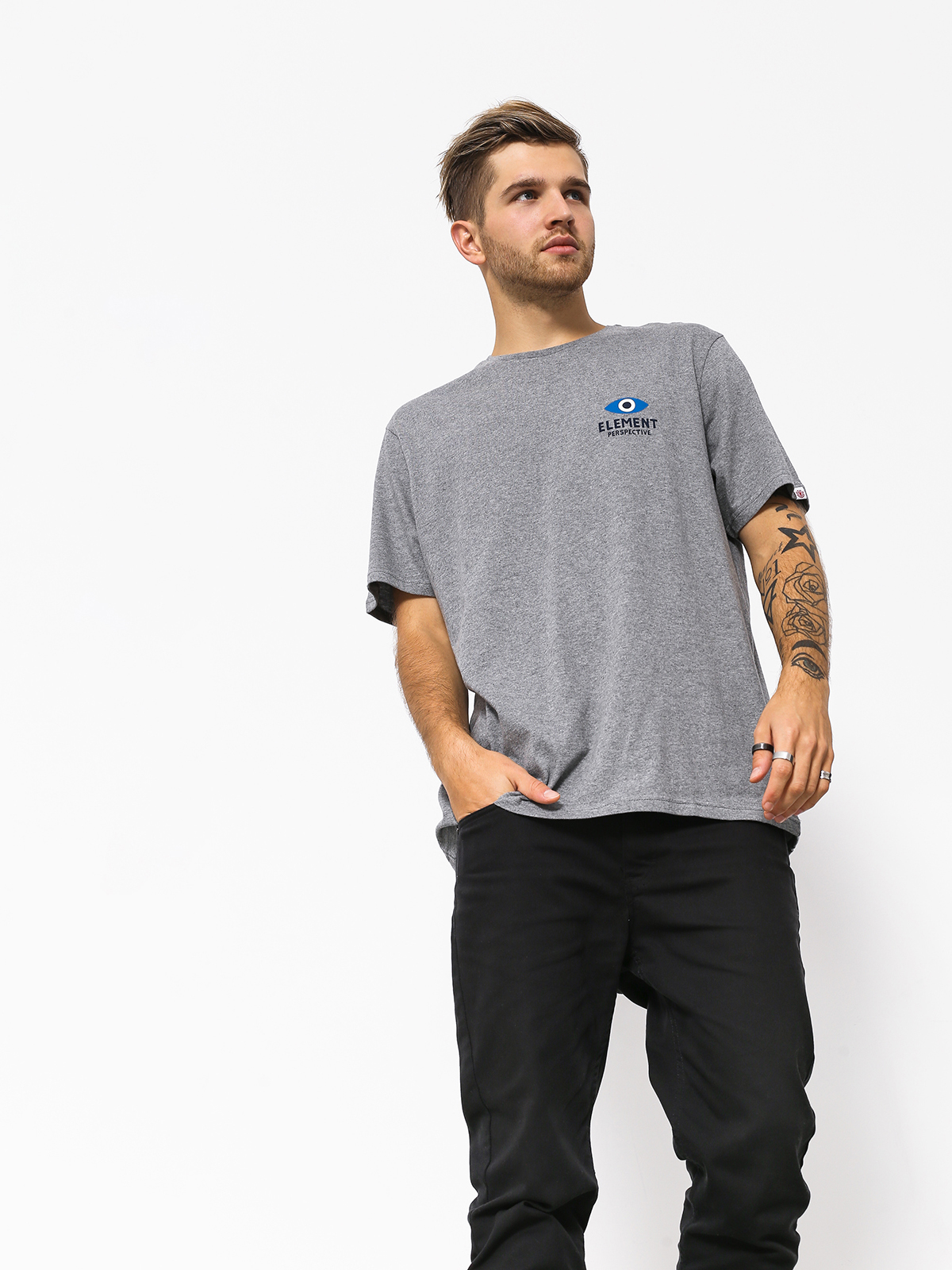 Tričko Element About Face (grey heather)